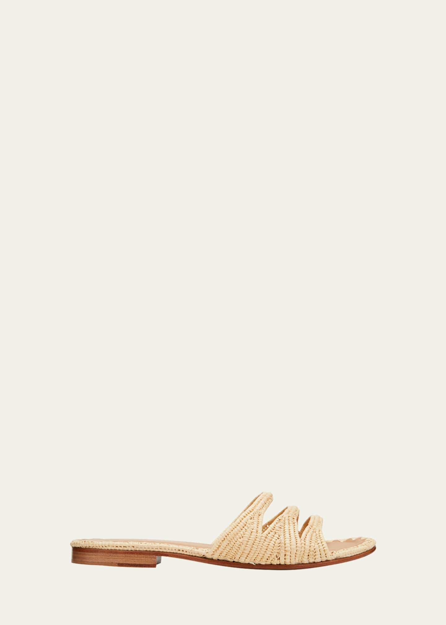Carrie Forbes Symm Raffia Flat Sandals