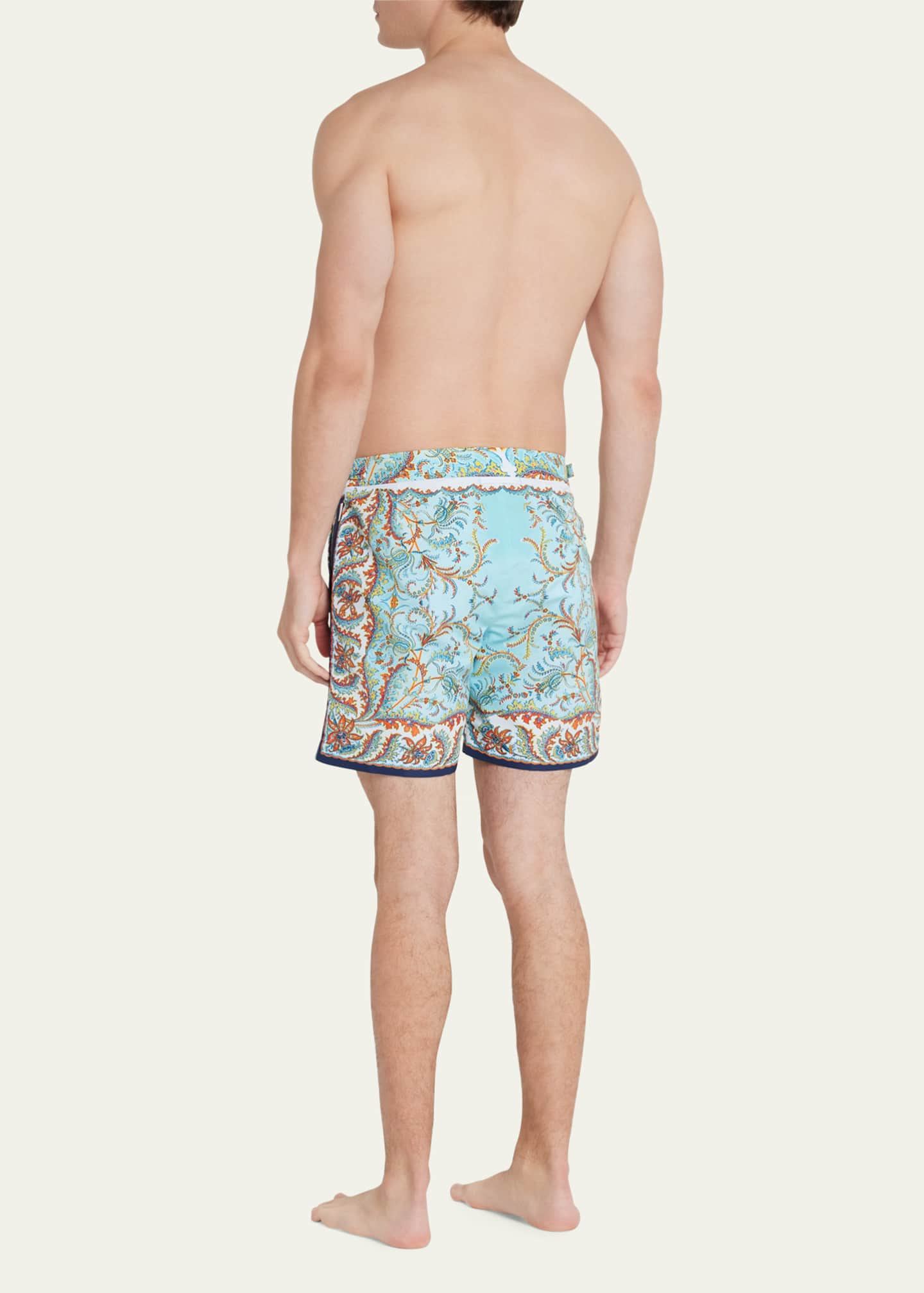 Orlebar Brown Setter - Shimmer Sunny Paisley Shorter-Length Swim Shorts