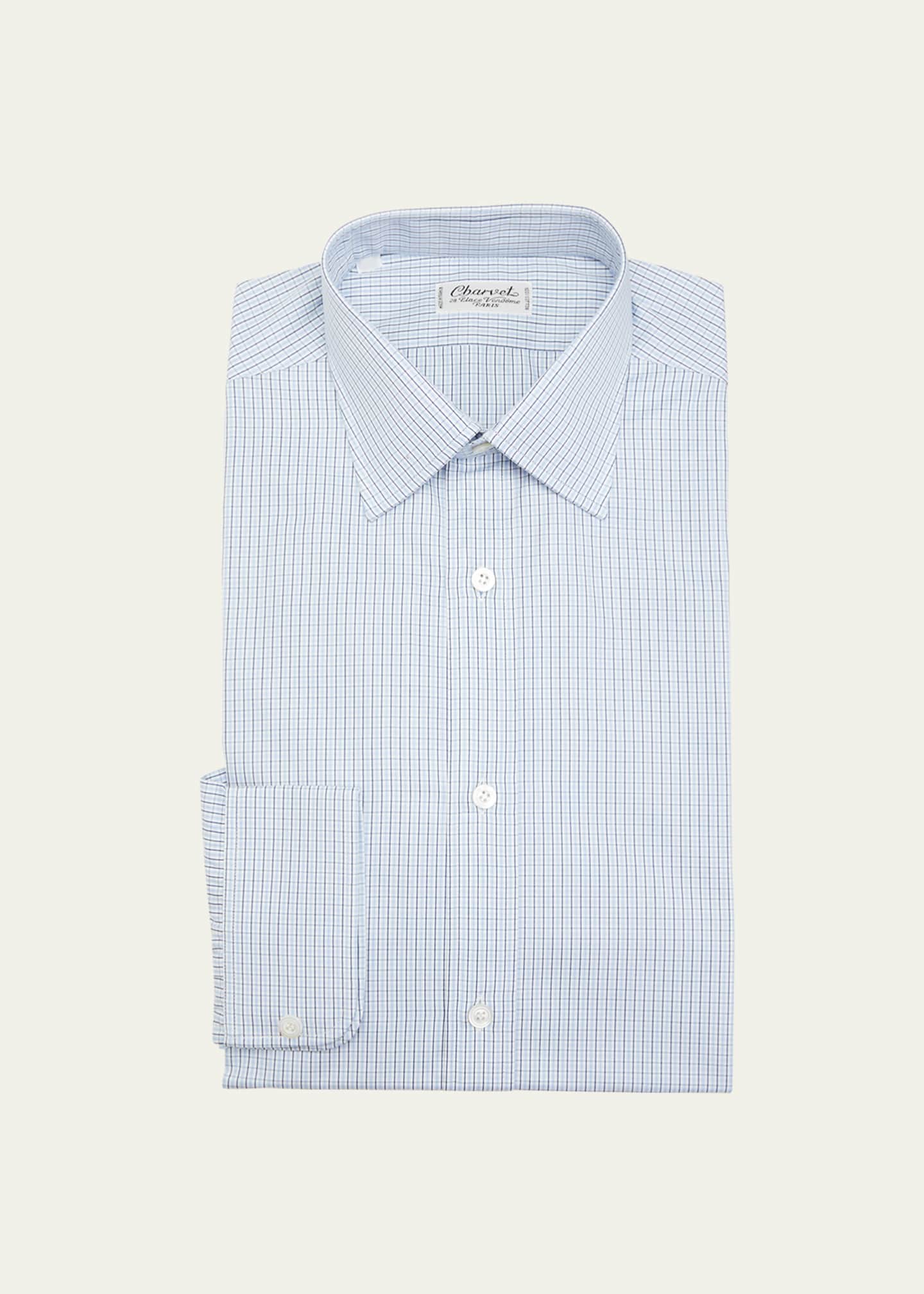 Charvet Men's Slim Fit Cotton Dress Shirt Bergdorf Goodman