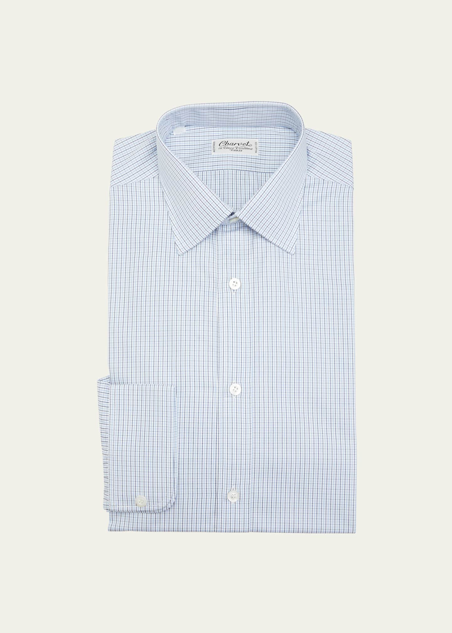 Charvet Men's Slim Fit Cotton Dress Shirt Bergdorf Goodman