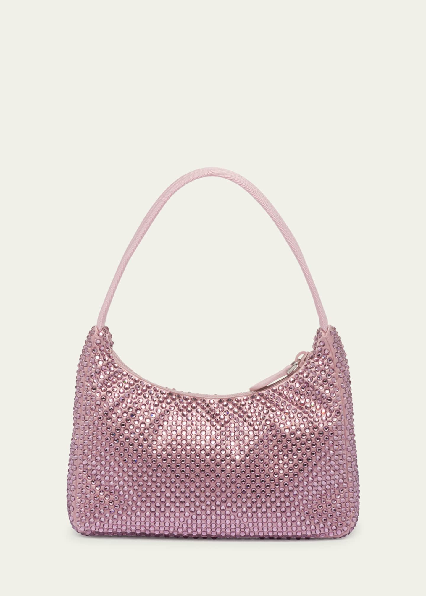 Prada Allover Crystal Top-Handle Bag Image 2 of 4