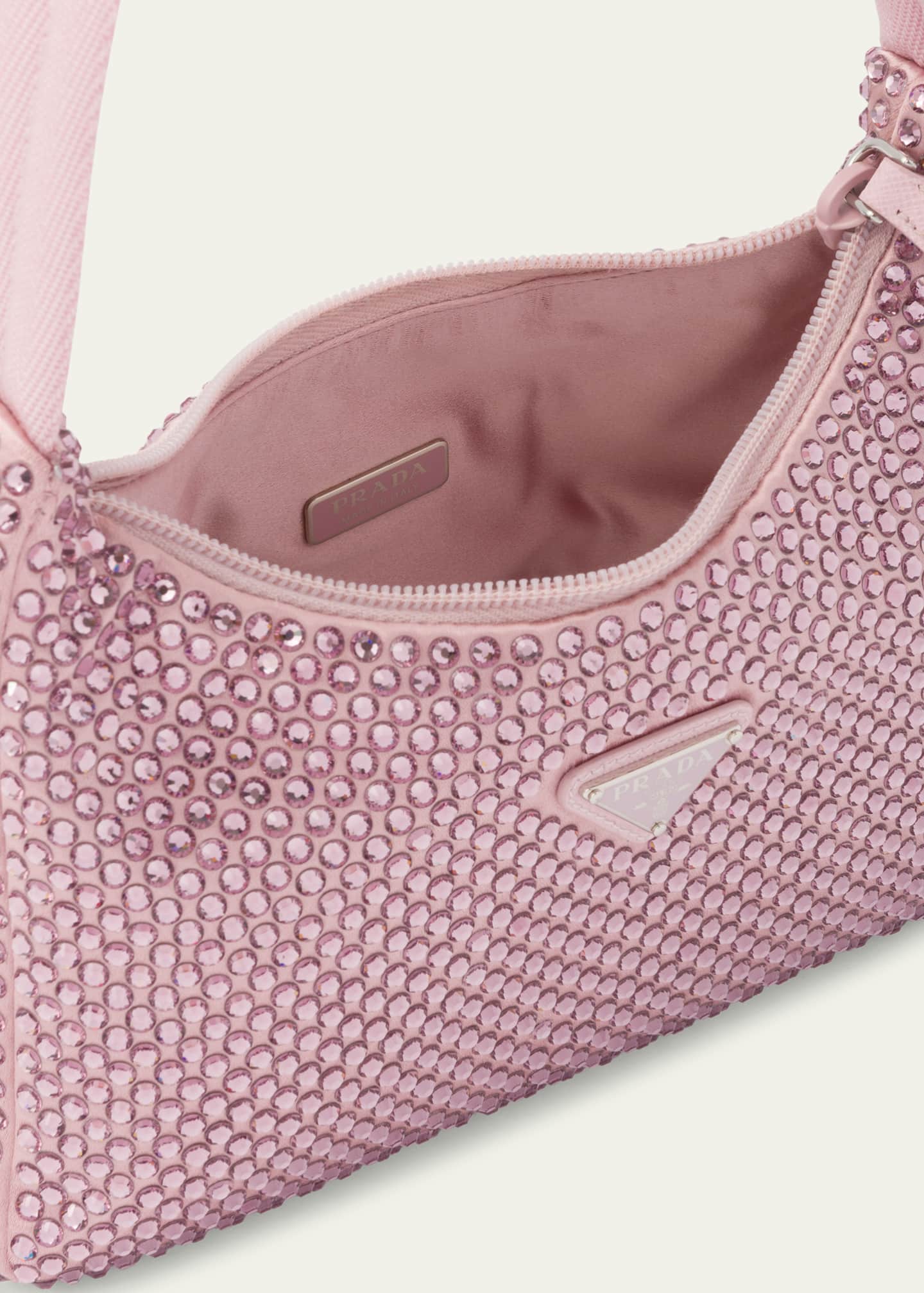 Prada Allover Crystal Top-Handle Bag Image 3 of 4