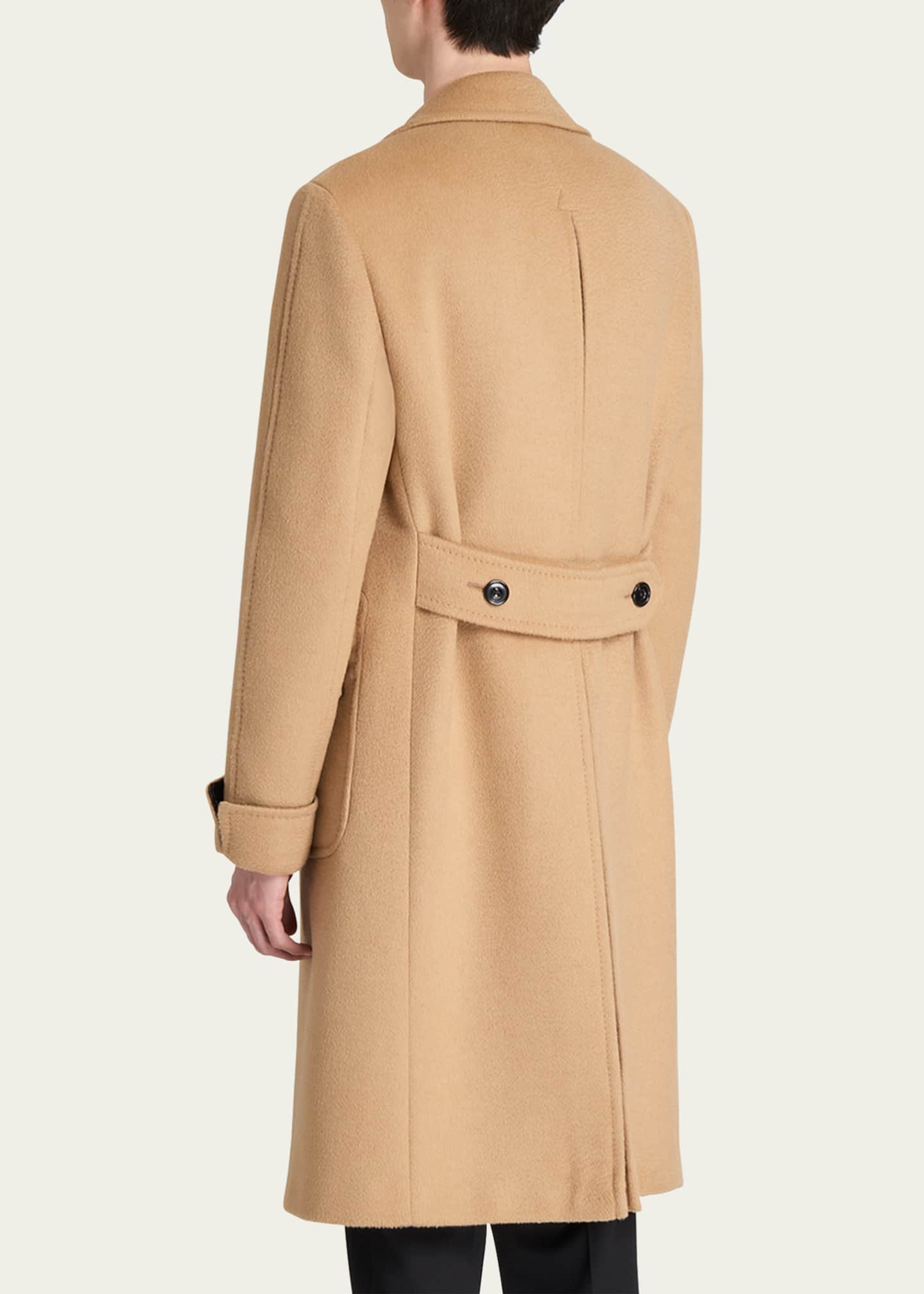 Lapel Women Trench Coat Topcoat Double-breasted Casual Coat Pure Color Autumn Winter  Overgarment Waistband Windbreak Jacket
