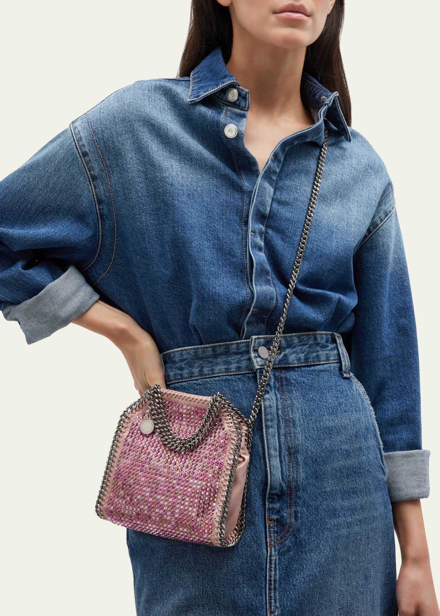 Stella McCartneyFALABELLA MINI TOTEチェーンバッグ - バッグ