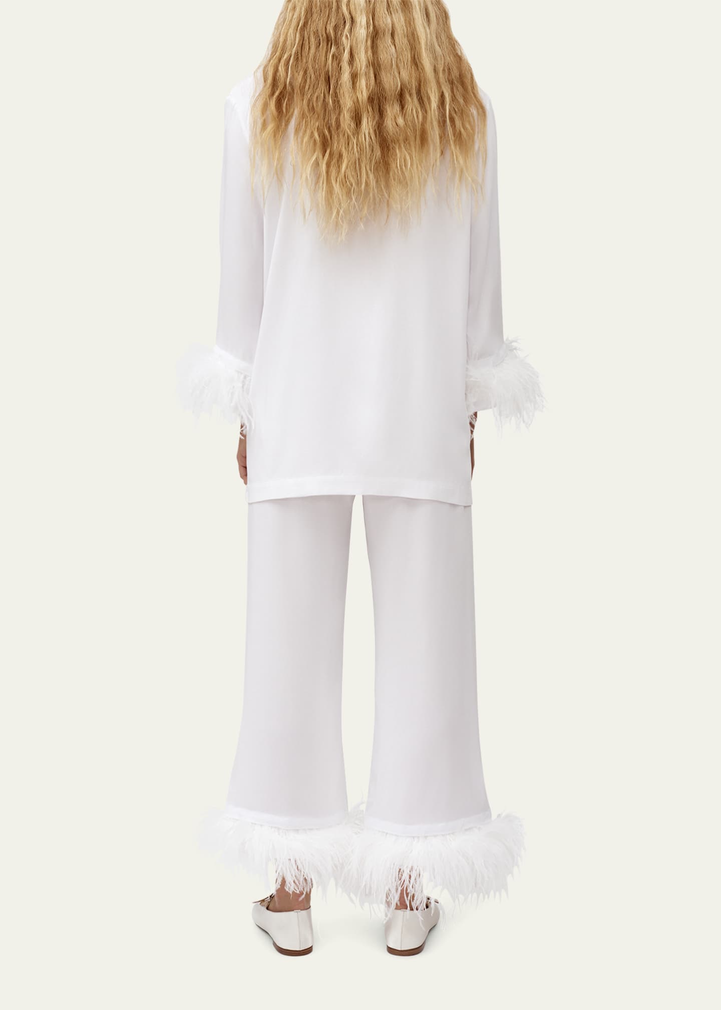 Sleeper Feather Trim Pajama Sets On Sale - Saks Fifth Avenue