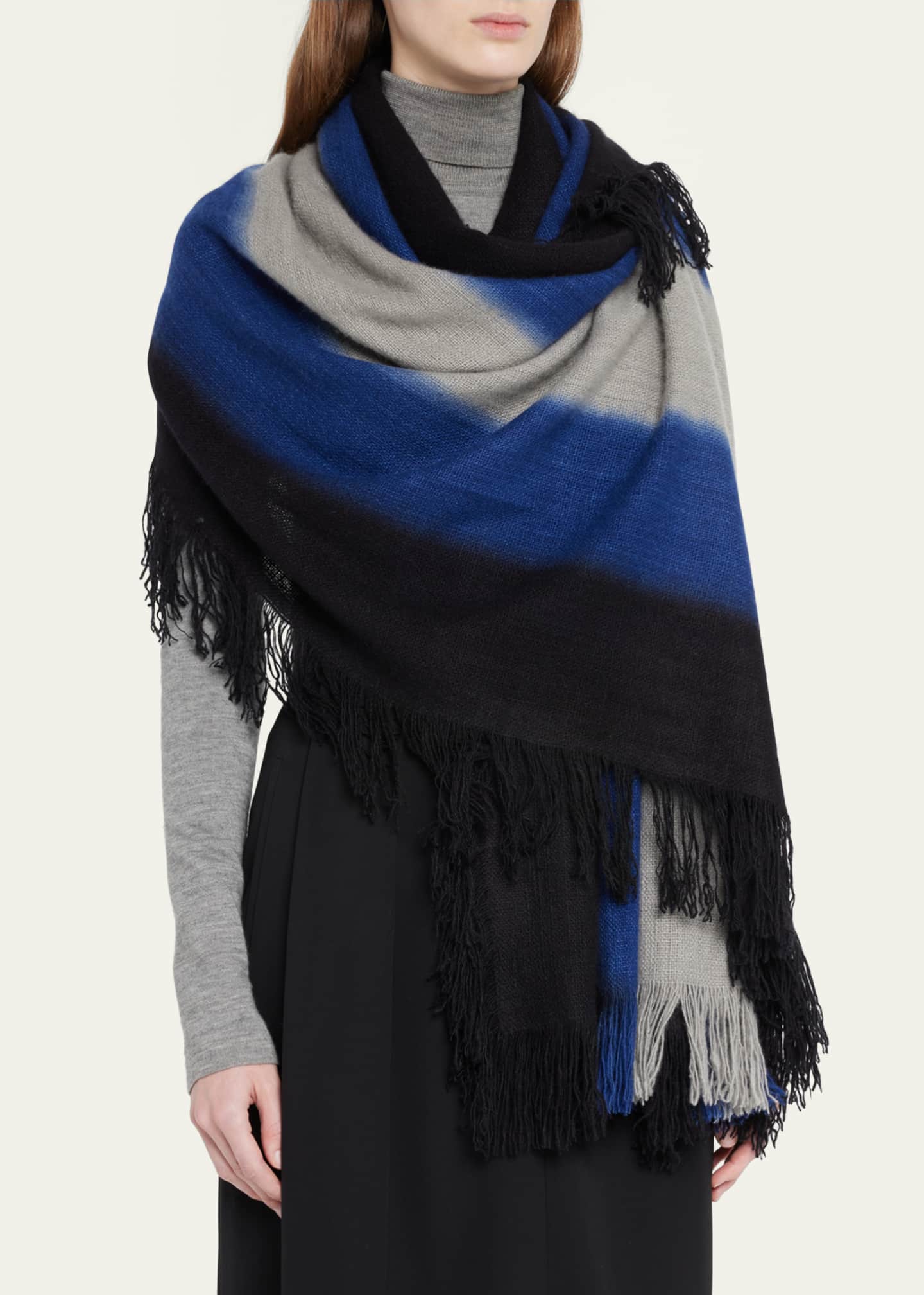Denis Colomb Hausa Tie-Dye Cashmere Stole - Bergdorf Goodman
