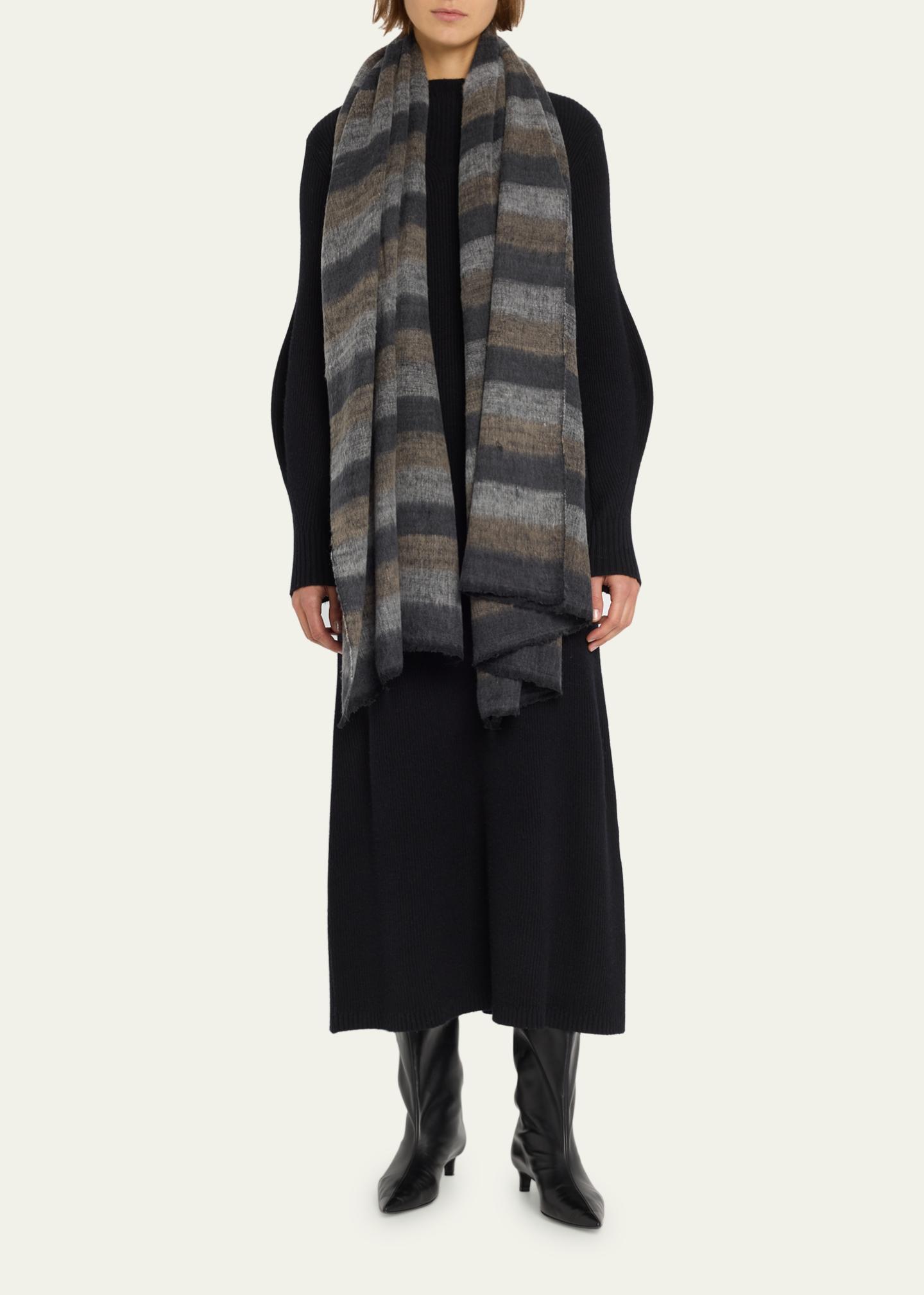Denis Colomb Hokkaido Color-Block Shawl - Bergdorf Goodman