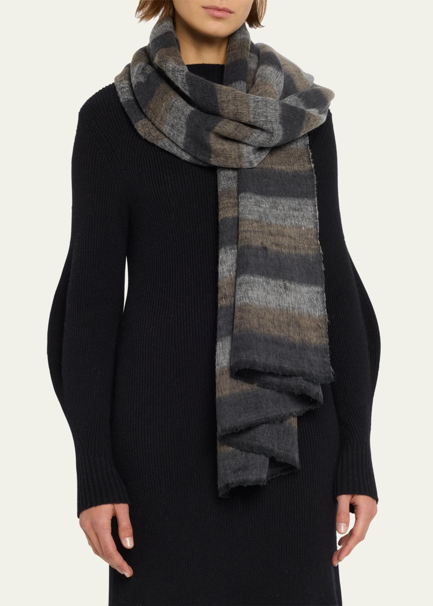 Denis Colomb Hokkaido Color-Block Shawl - Bergdorf Goodman