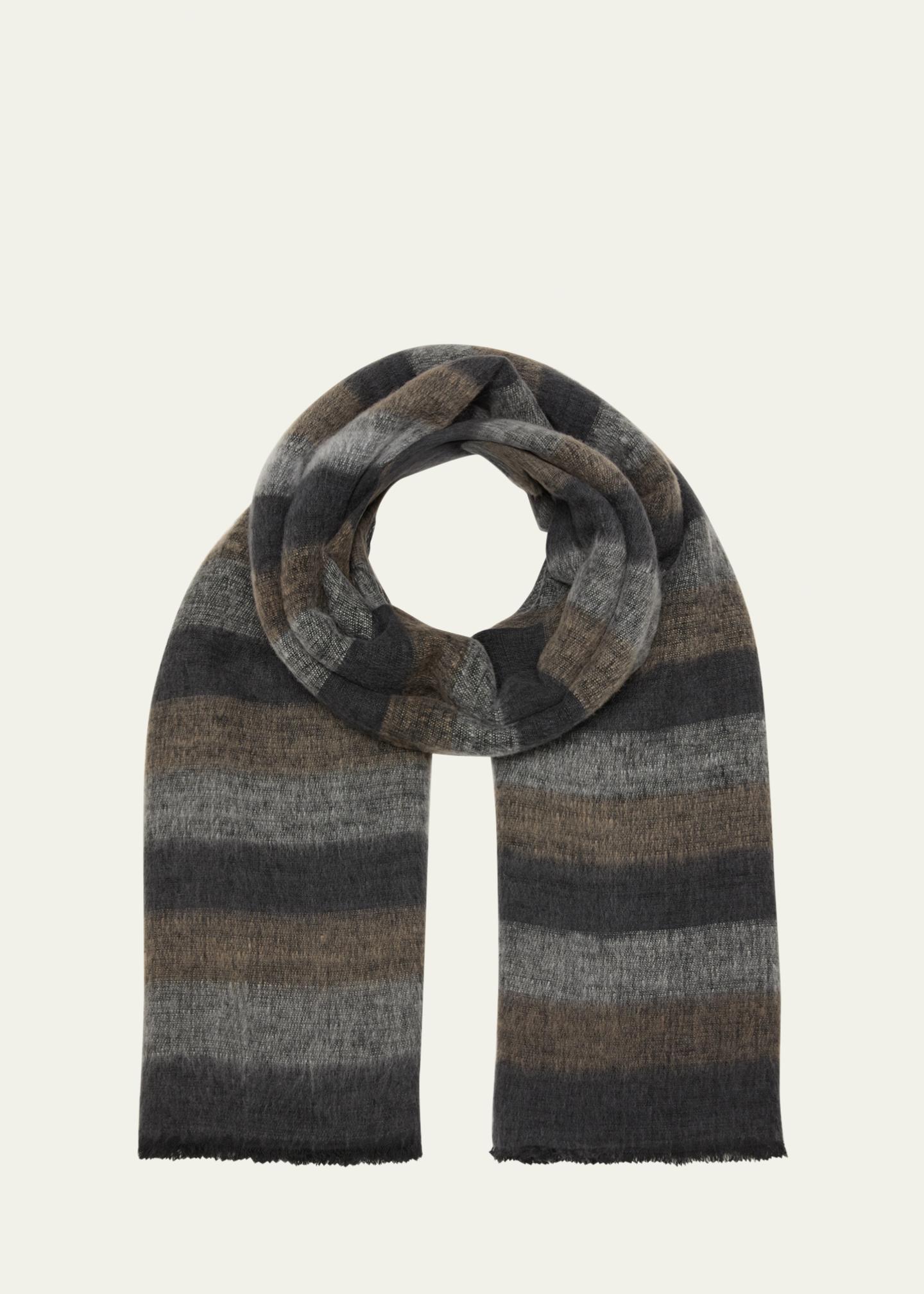 Denis Colomb Hokkaido Color-Block Shawl - Bergdorf Goodman