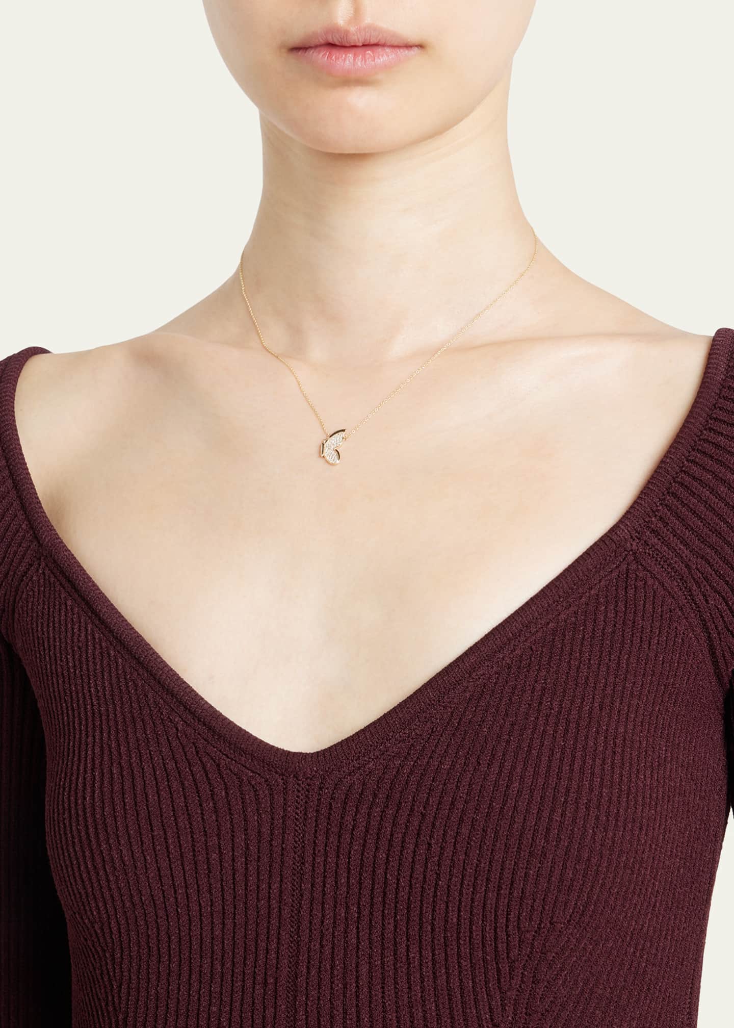 Sydney evan outlet butterfly necklace