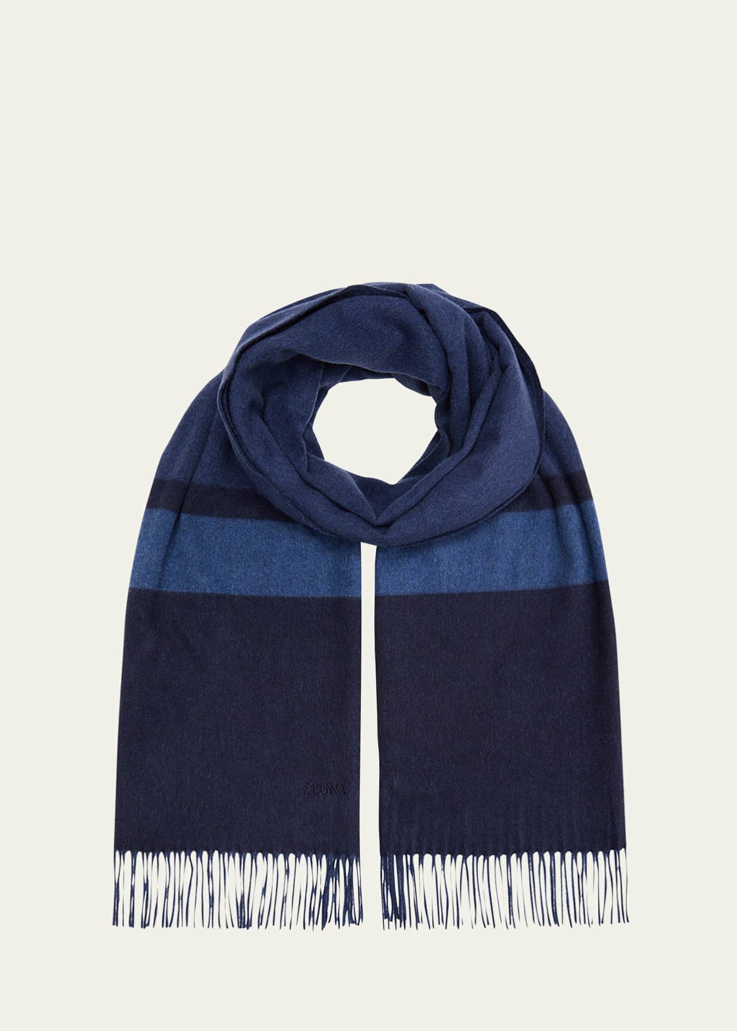 ZEGNA Men's Silk Scarf Bergdorf Goodman