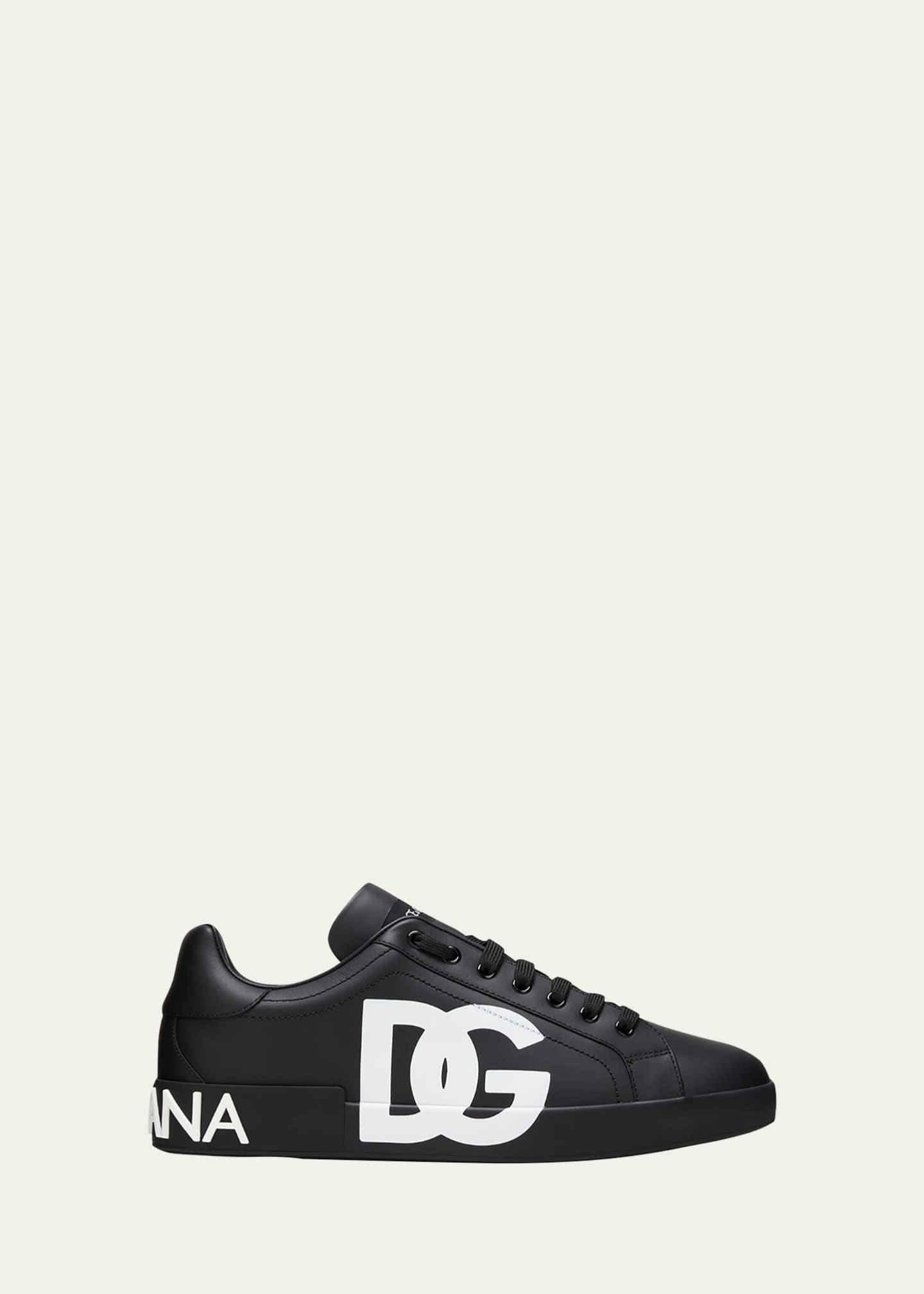 dolce & gabbana calfskin nappa portofino sneakers