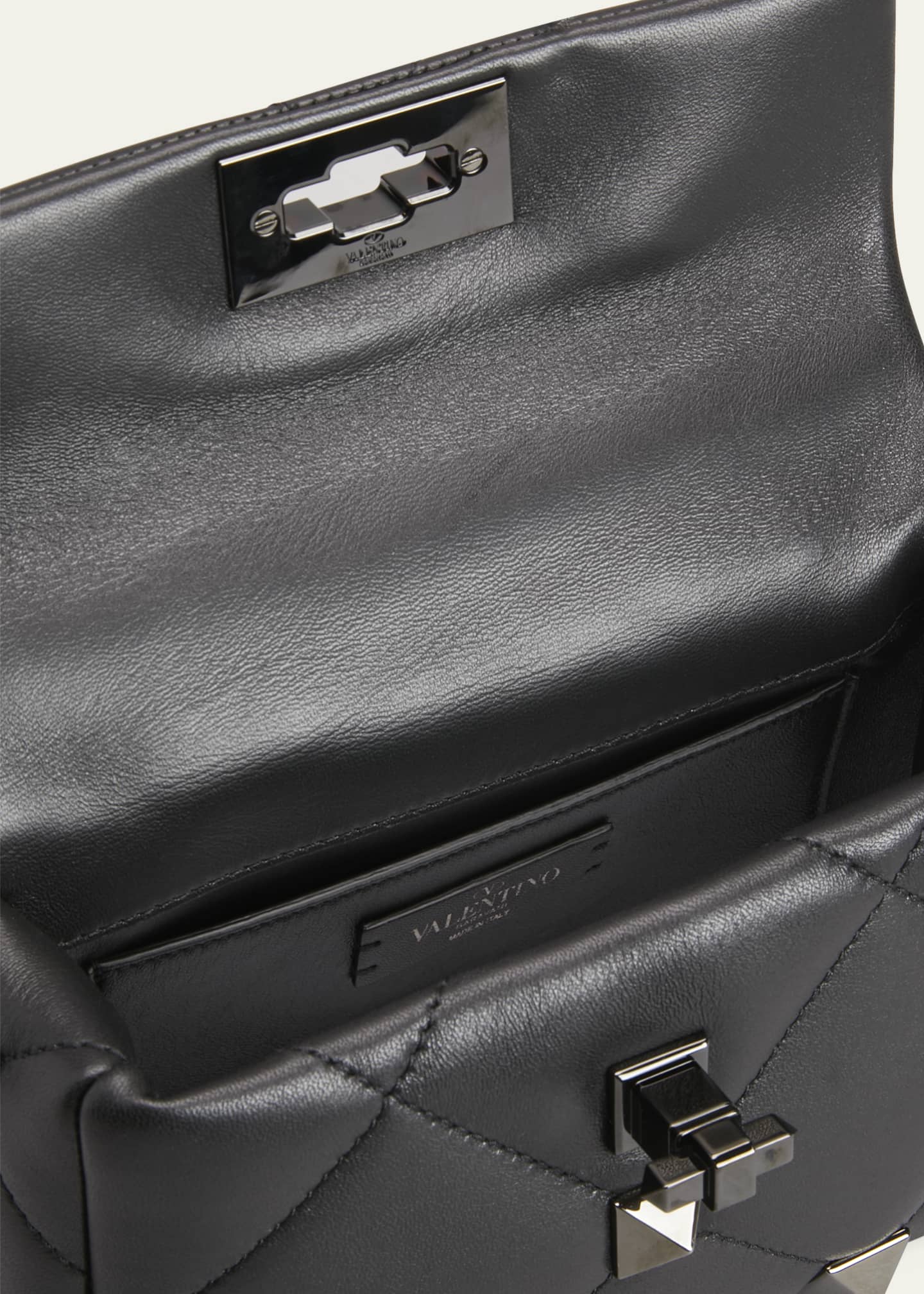 【送料無料】VALENTINO BORSA ROMAN STUD GRANDE IN PELLE