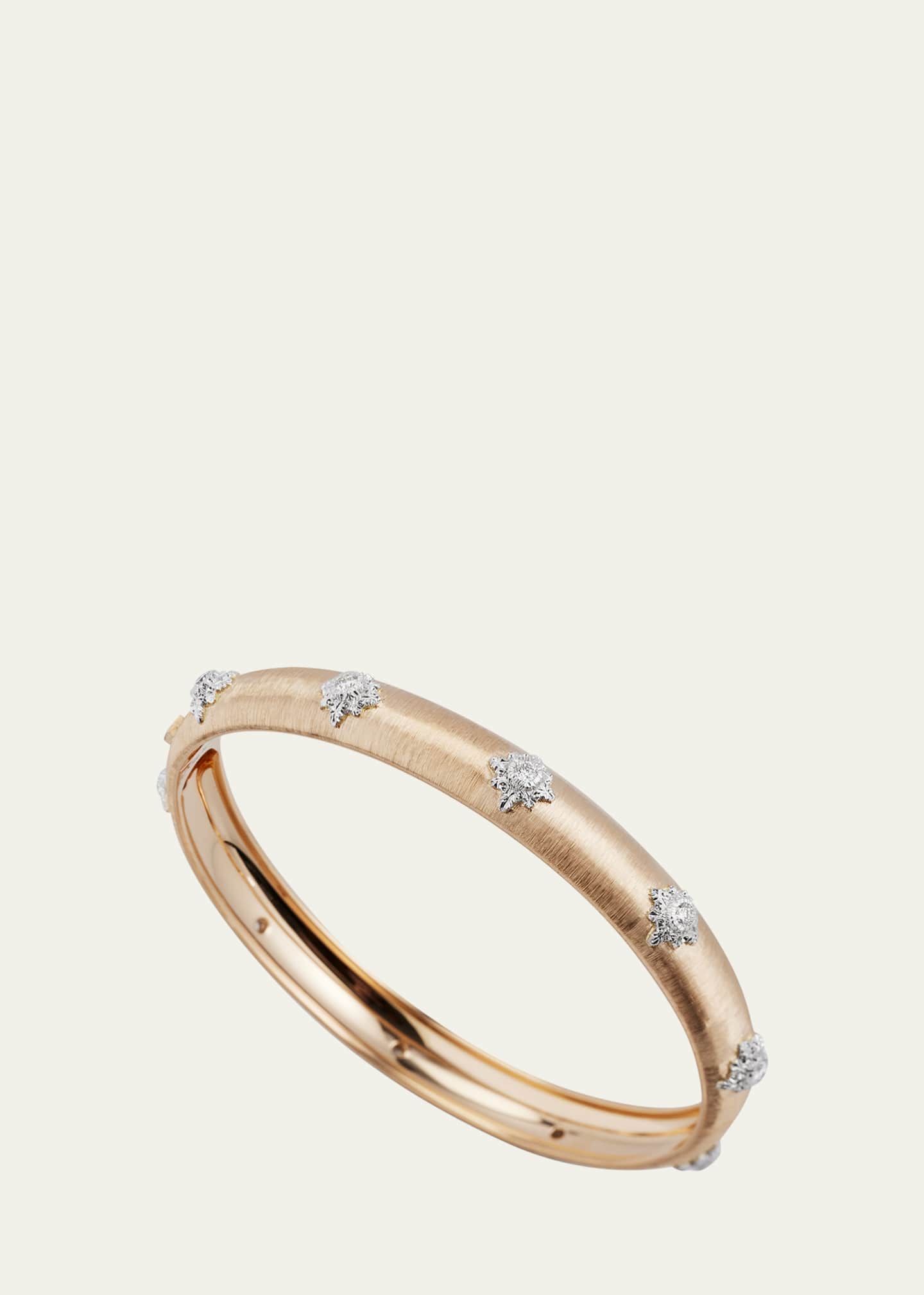 Buccellati Macri Bombe 18K Rose Gold Diamond Cuff, 8mm Image 3 of 4