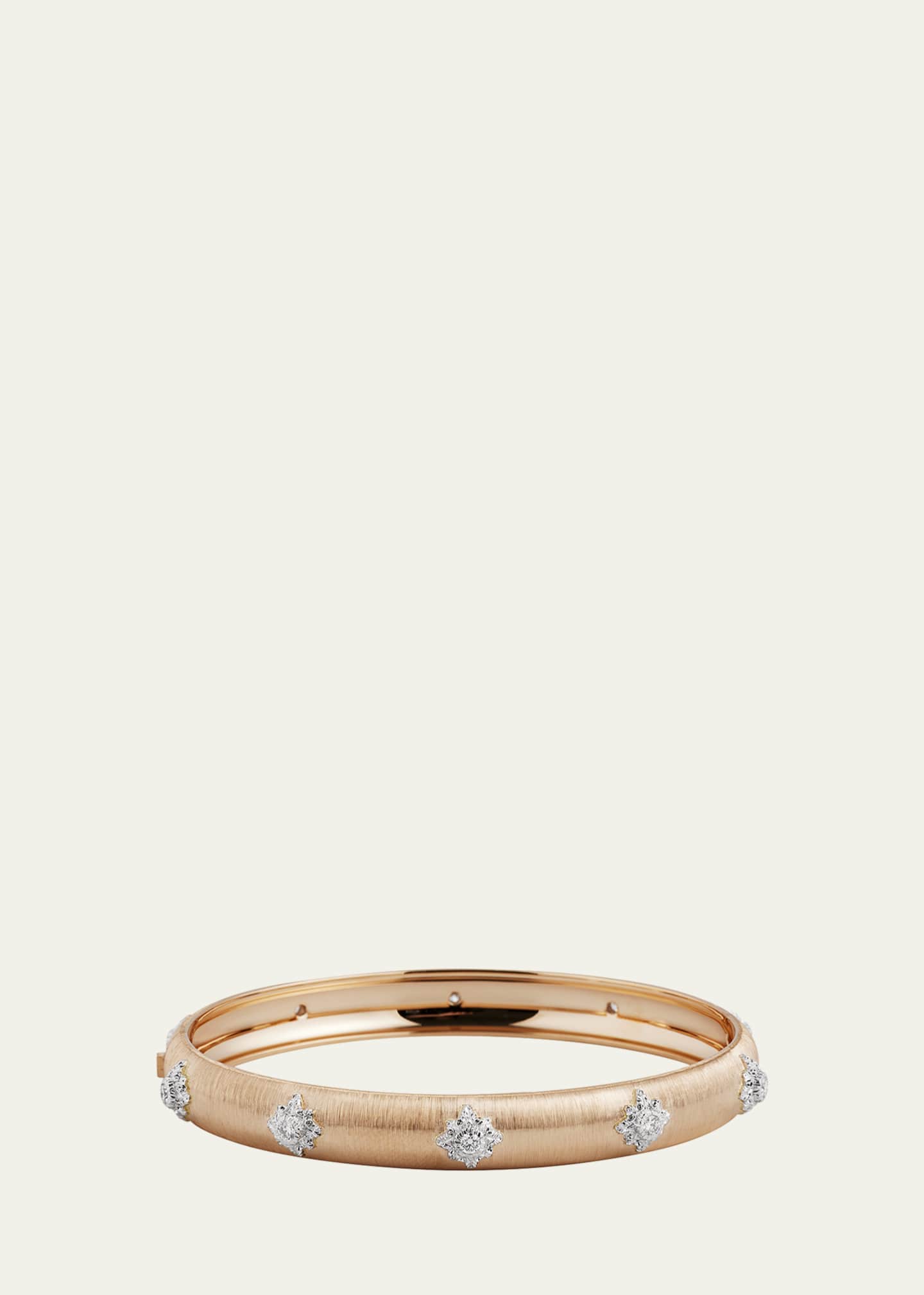 Buccellati Macri Bombe 18K Rose Gold Diamond Cuff, 8mm Image 1 of 4