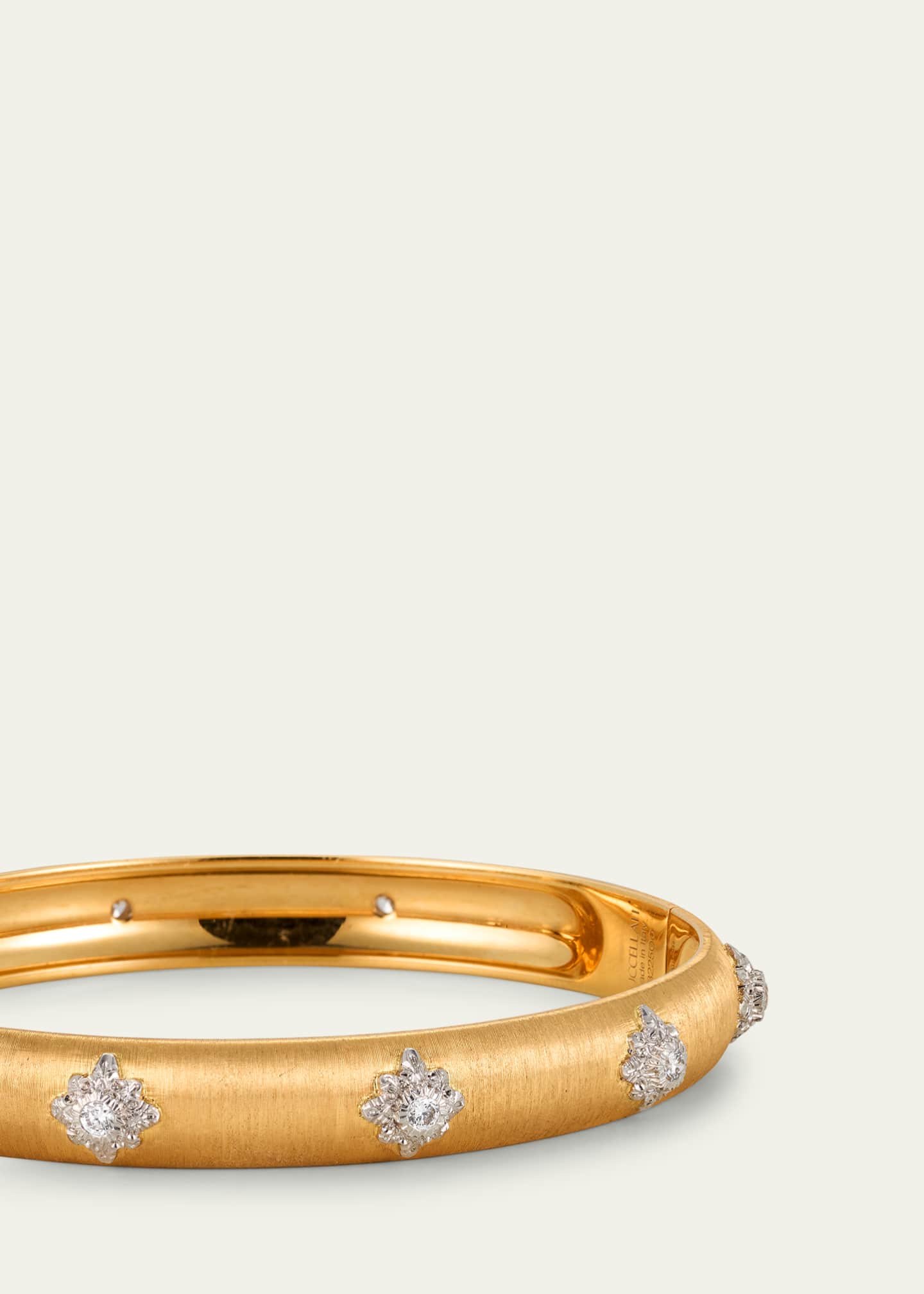 Macri Bombe 18K Gold Diamond Cuff Bracelet