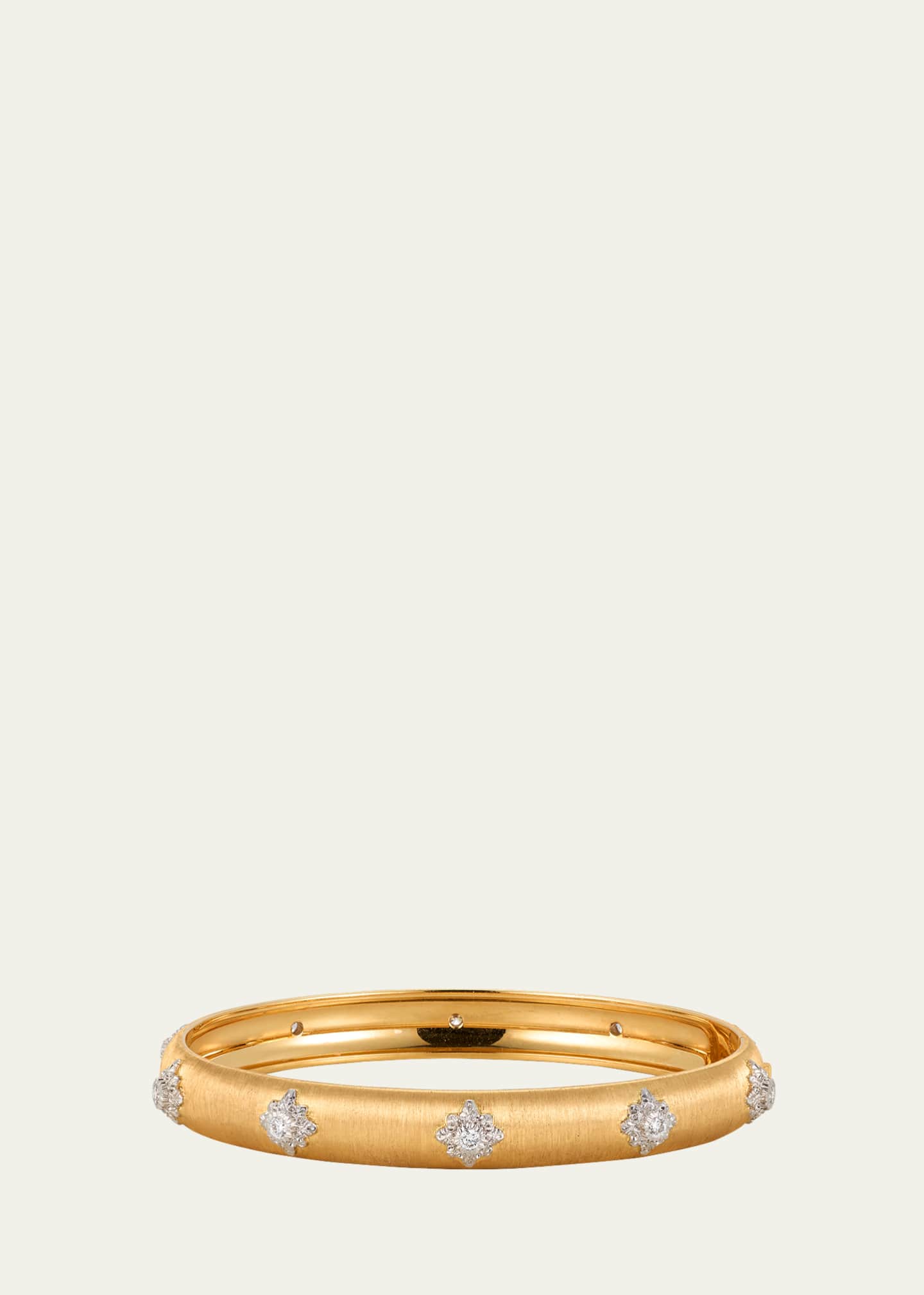Macri Bombe 18K Gold Diamond Cuff Bracelet