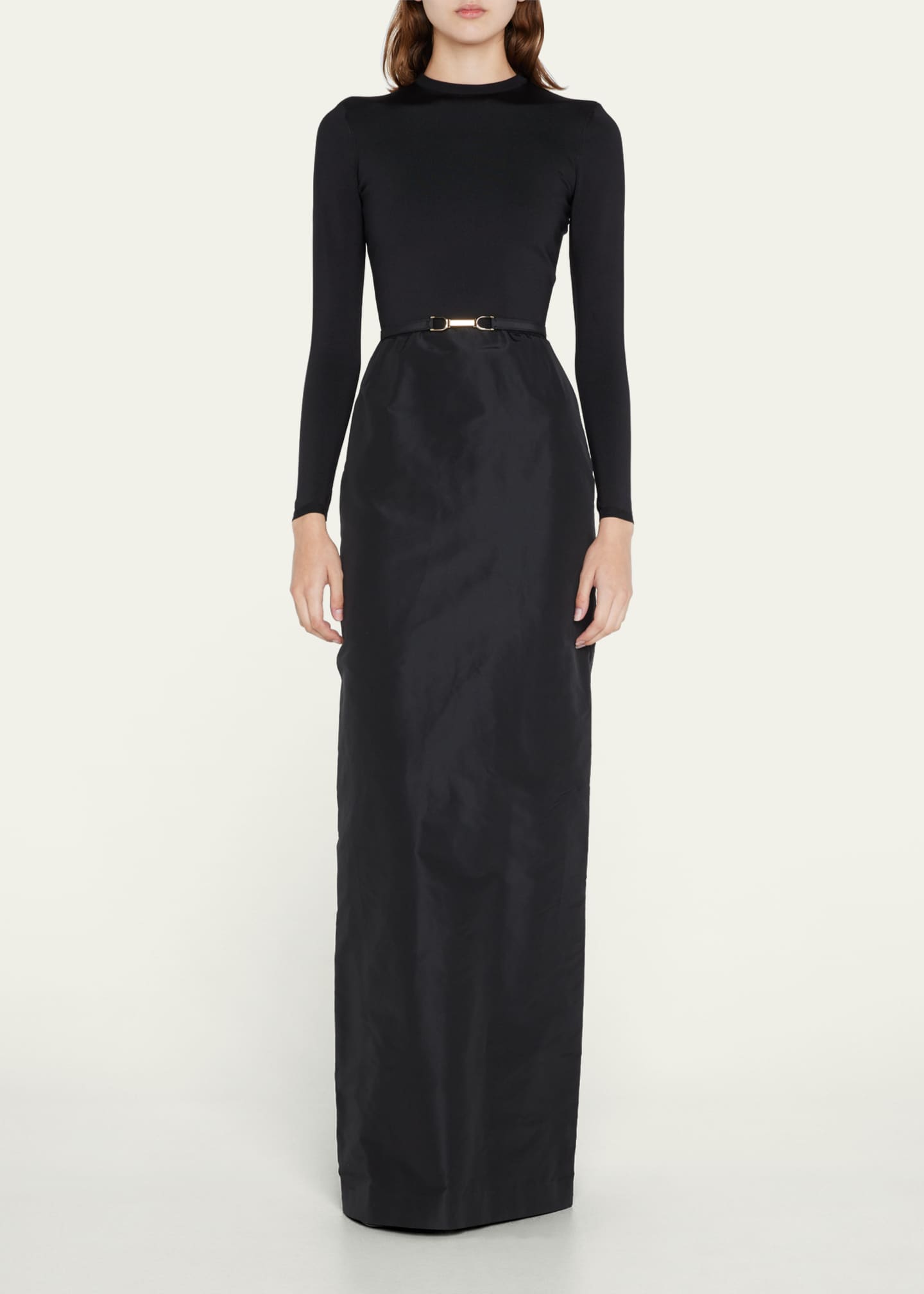 Ralph Lauren Collection Nadeesha LongSleeve Sweater Column Belted