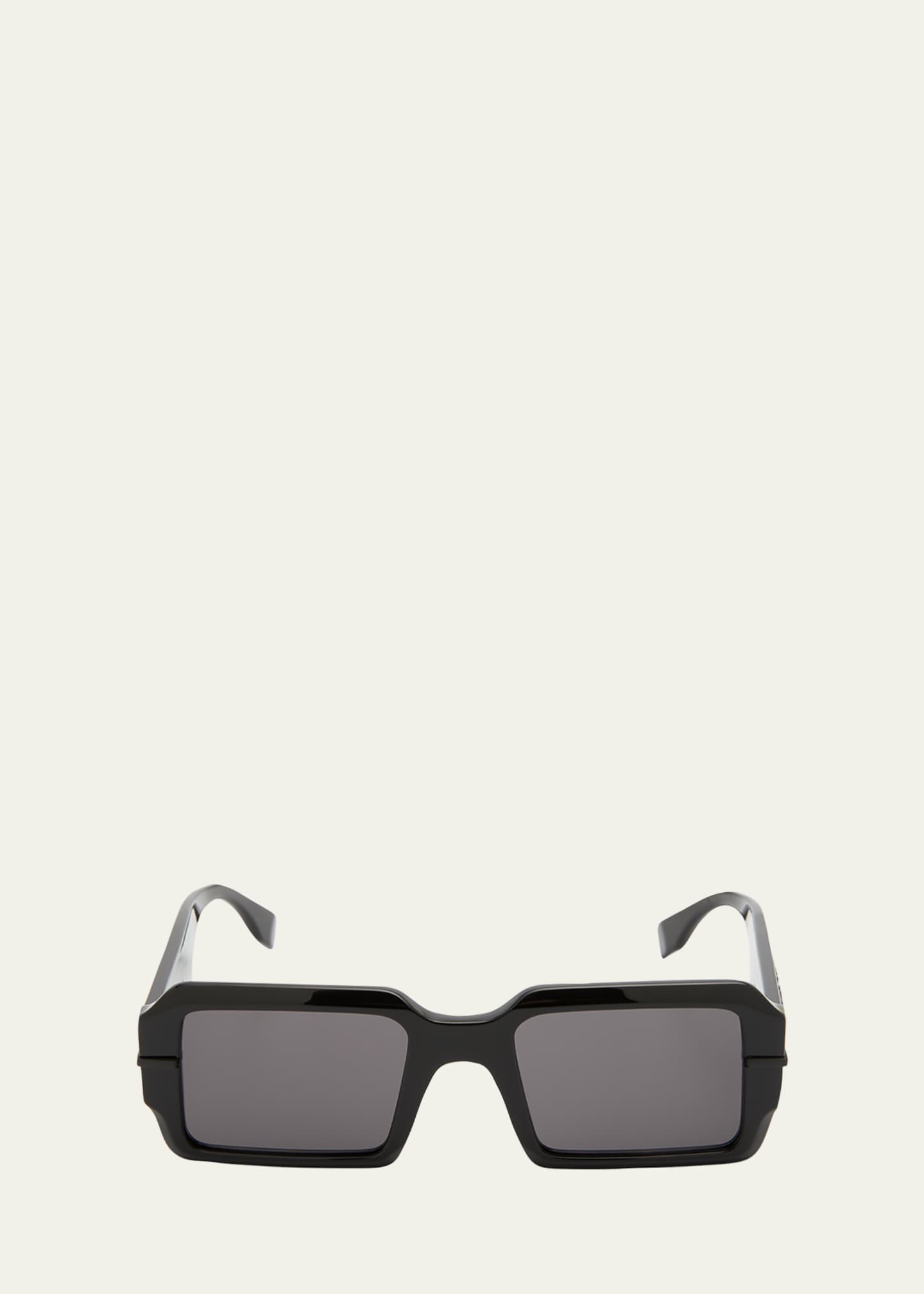 Fendi Men's Logo Pilot Mask Sunglasses