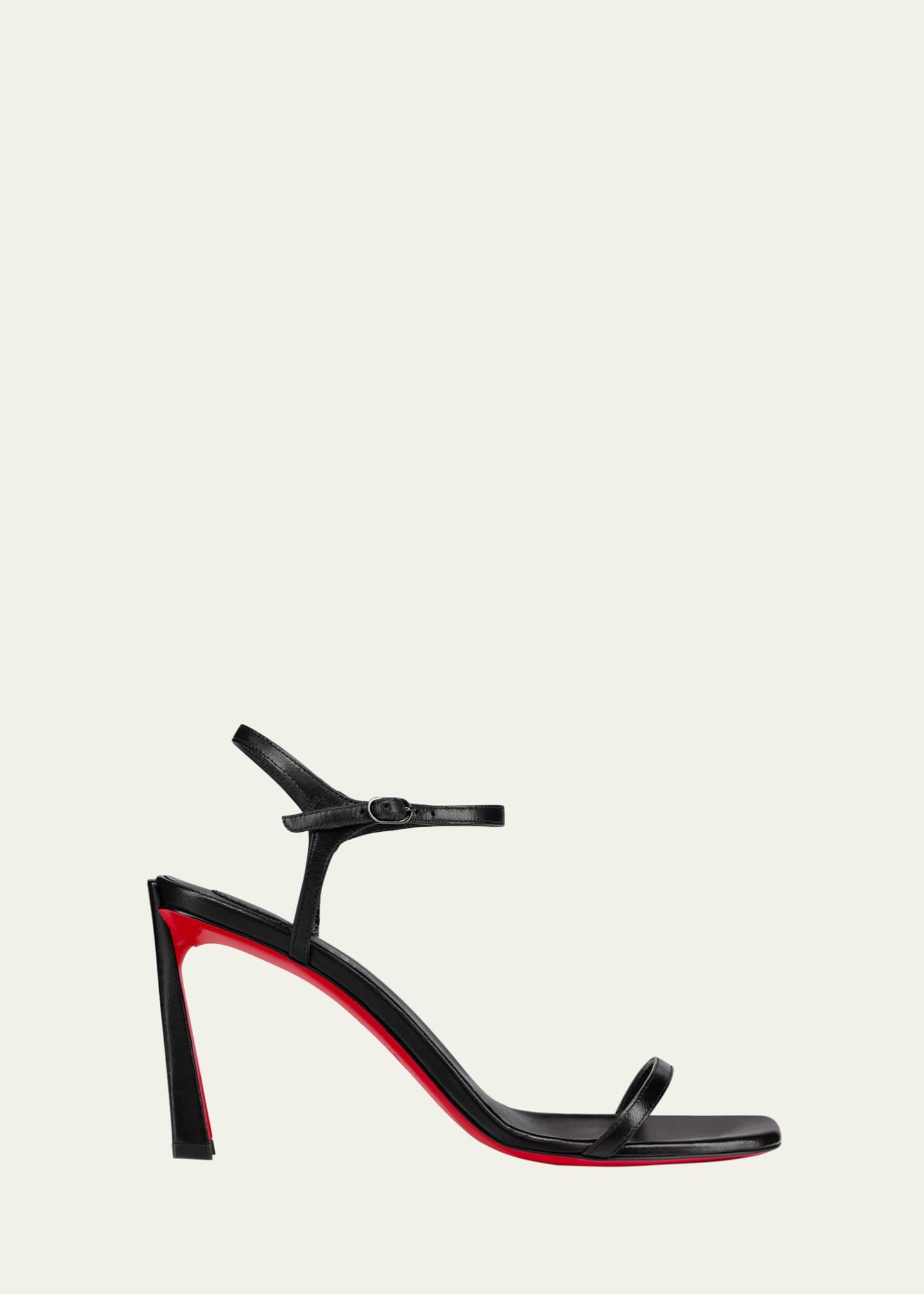 Red sole sandals best sale