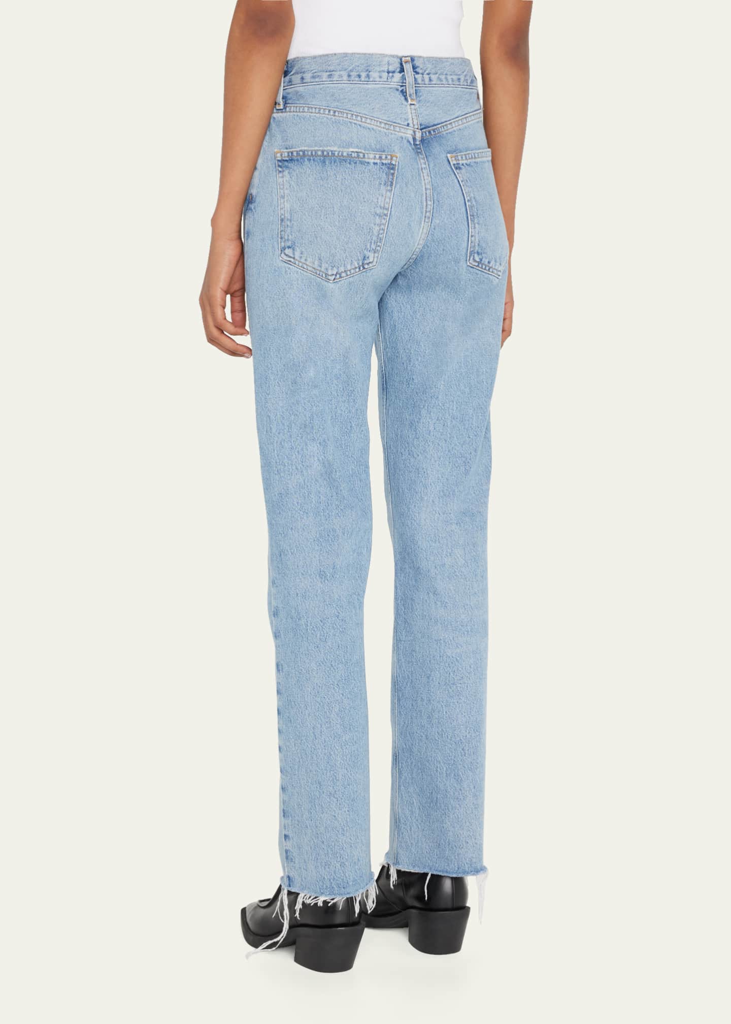 AGOLDE Lana Vintage Straight Ankle Jeans Bergdorf Goodman