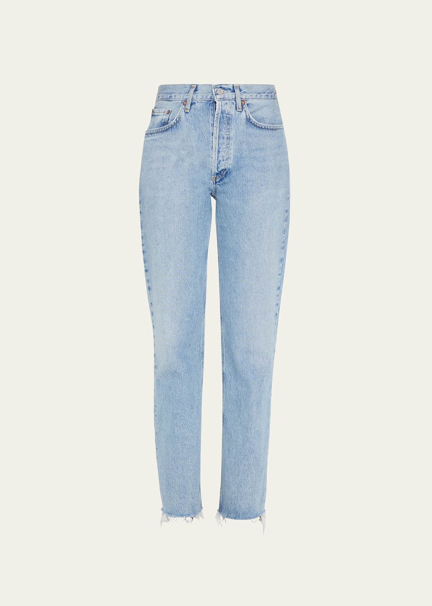 AGOLDE Lana Vintage Straight Ankle Jeans - Bergdorf Goodman