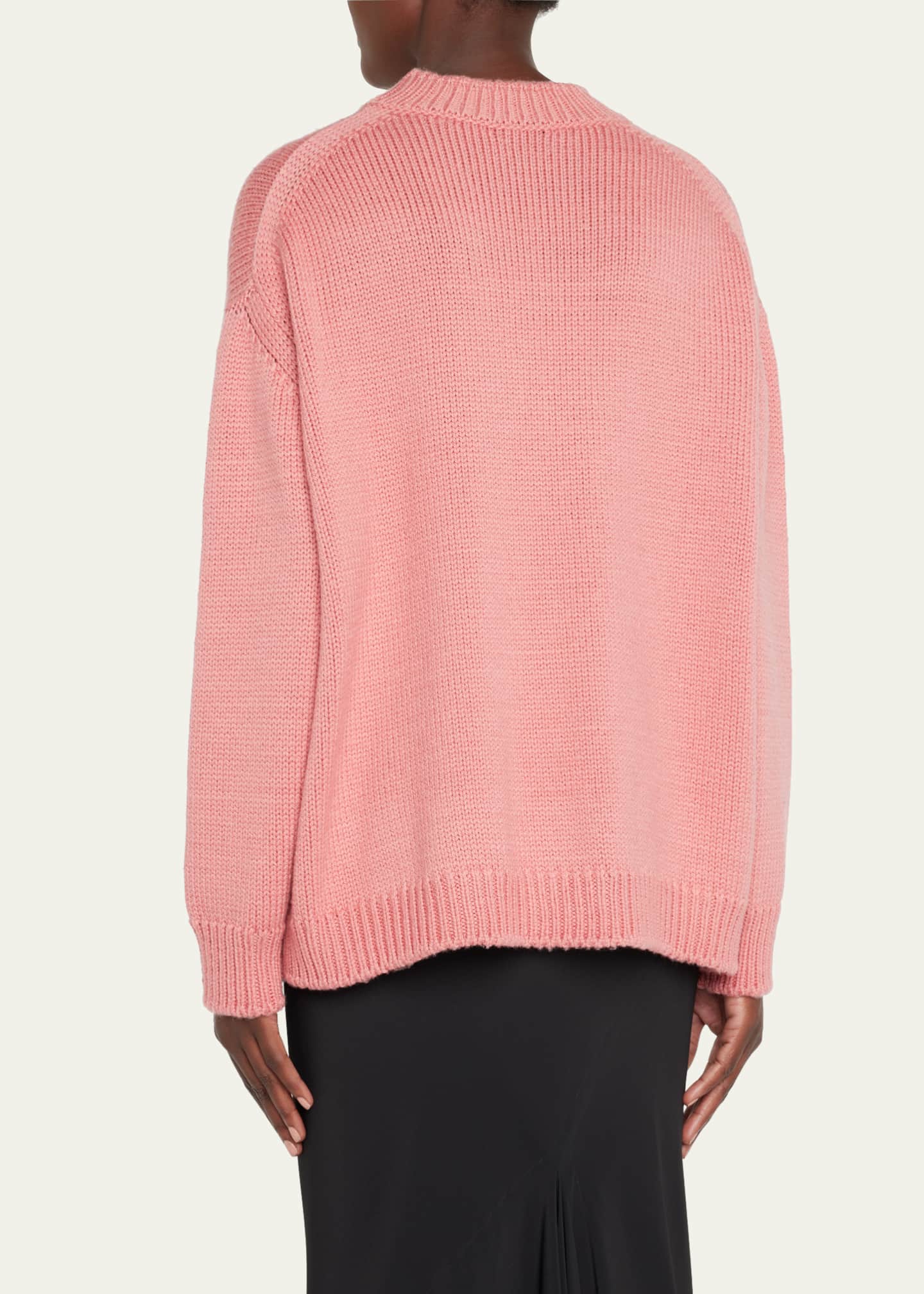 PUPPETS AND PUPPETS LogoIntarsia Wool Sweater Bergdorf Goodman