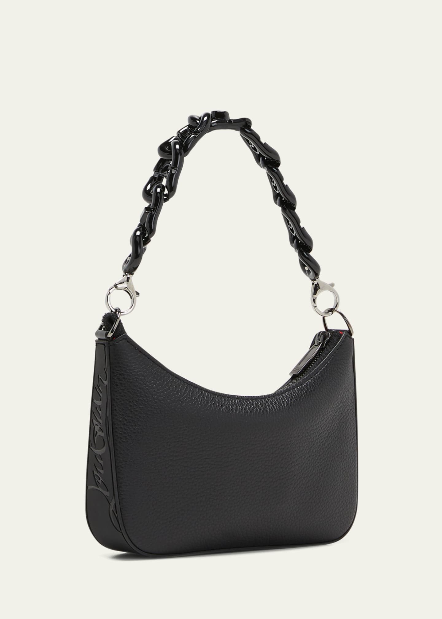 Christian Louboutin Loubila Chain Mini Shoulder Bag in Leather ...