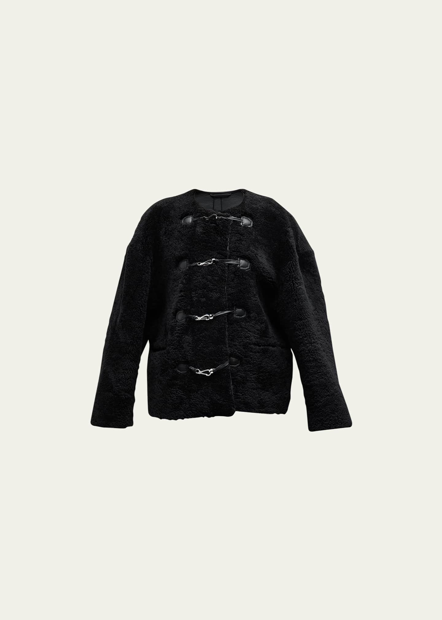 Zara black teddy jacket hot sale