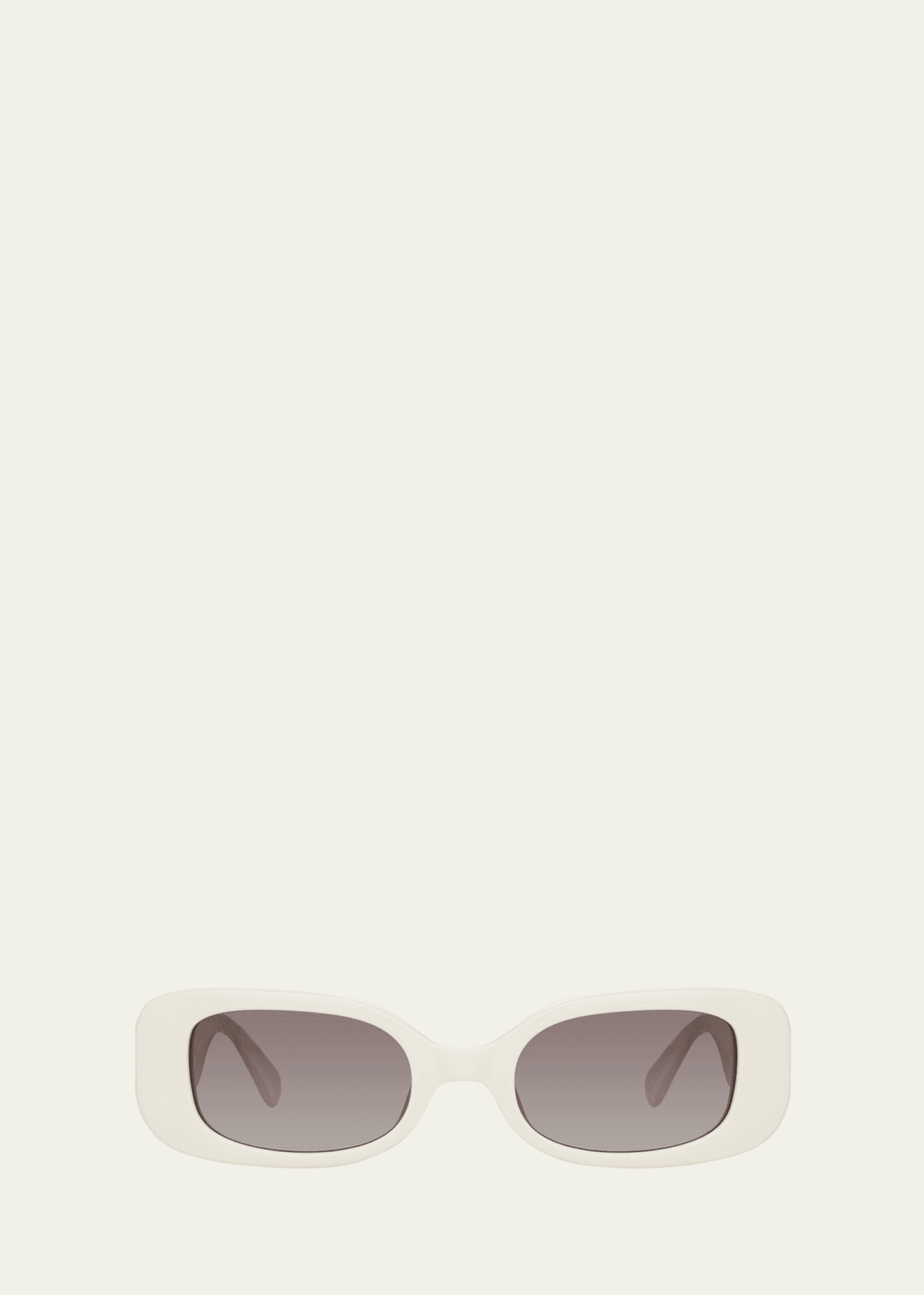 Linda Farrow Lola Rectangle Acetate & Nylon Sunglasses Image 1 of 3