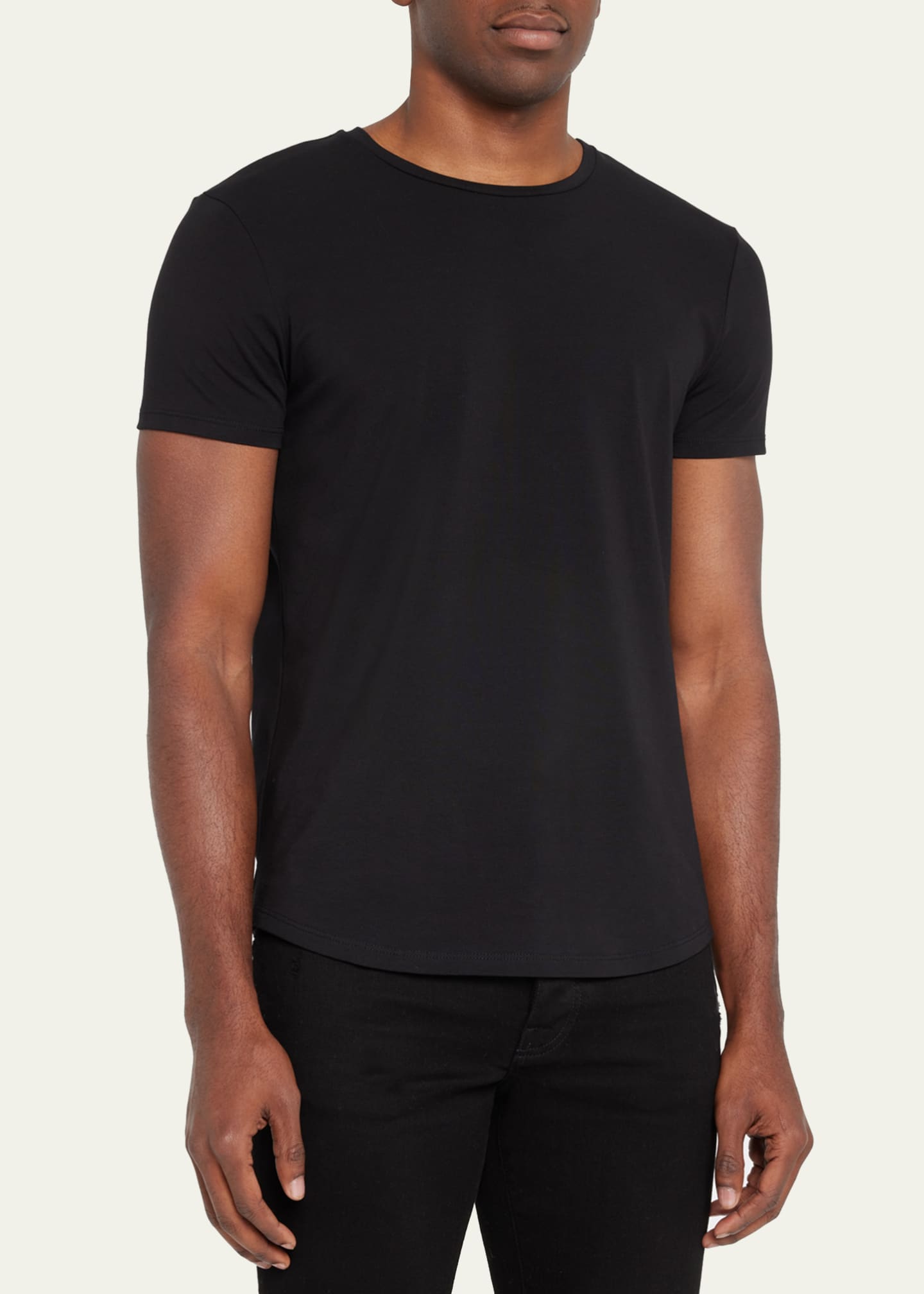 monfrere Men's Dann Solid Crew T-Shirt Image 4 of 5