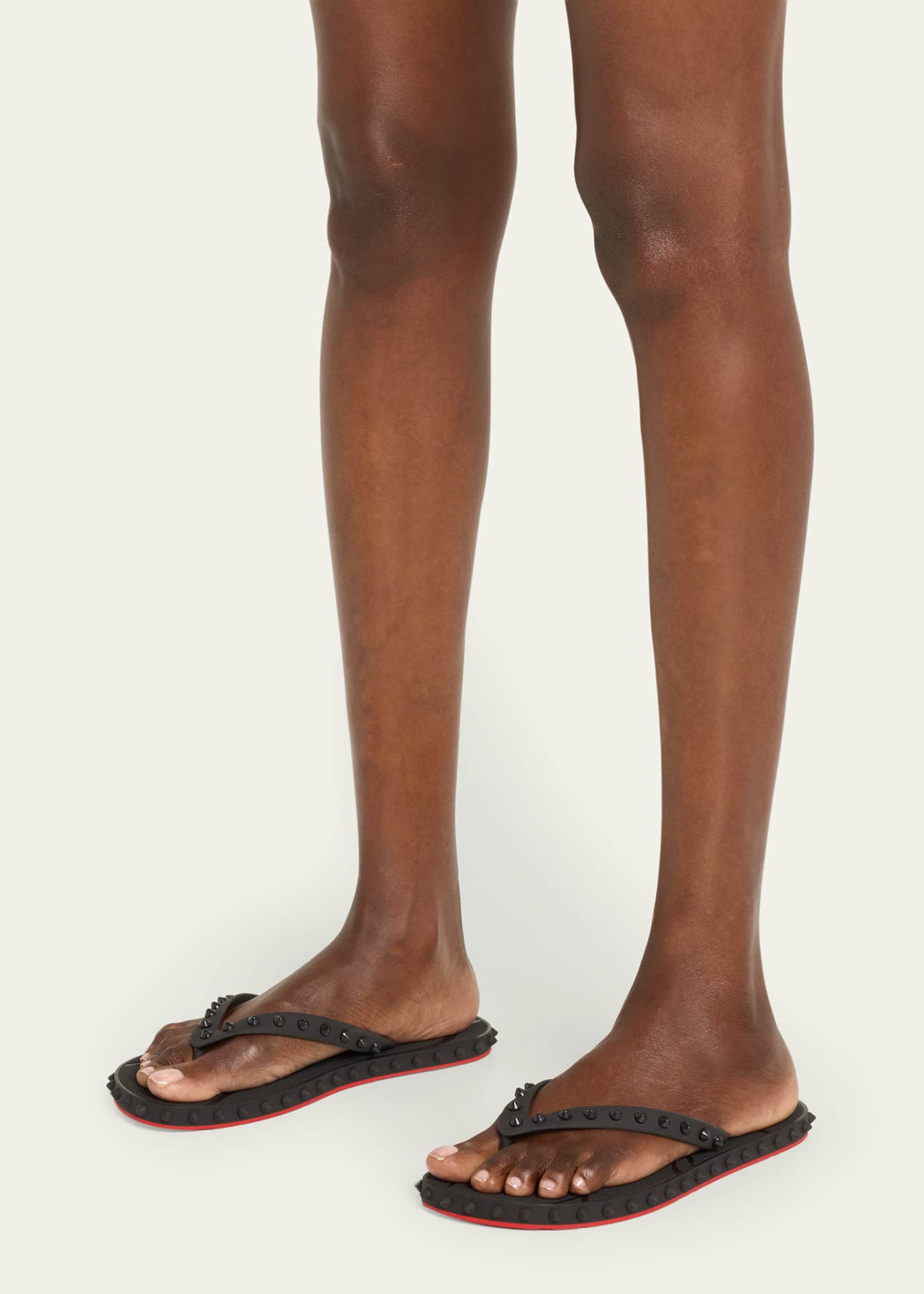Red bottom flip flops sale