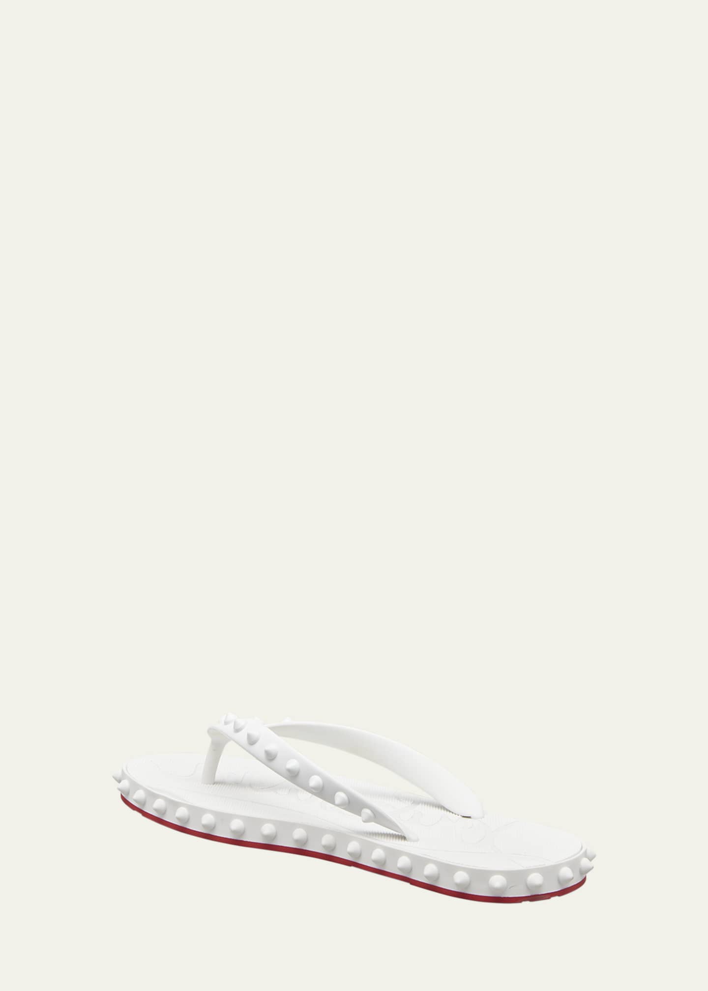 Christian Louboutin Loubi Donna Spike Flip Flops - Bergdorf Goodman