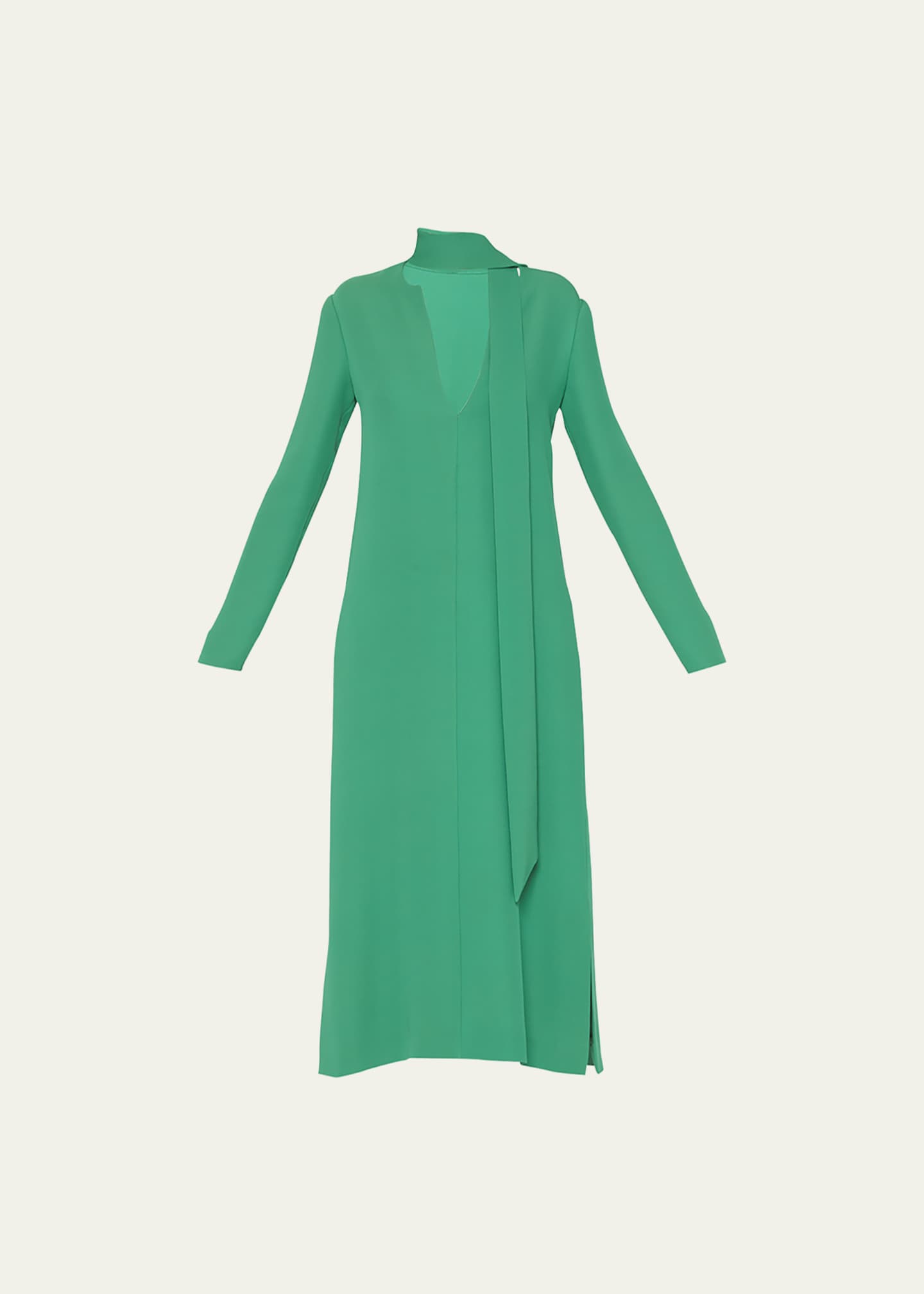 Valentino Garavani Cady Couture Sash Midi Dress Bergdorf Goodman