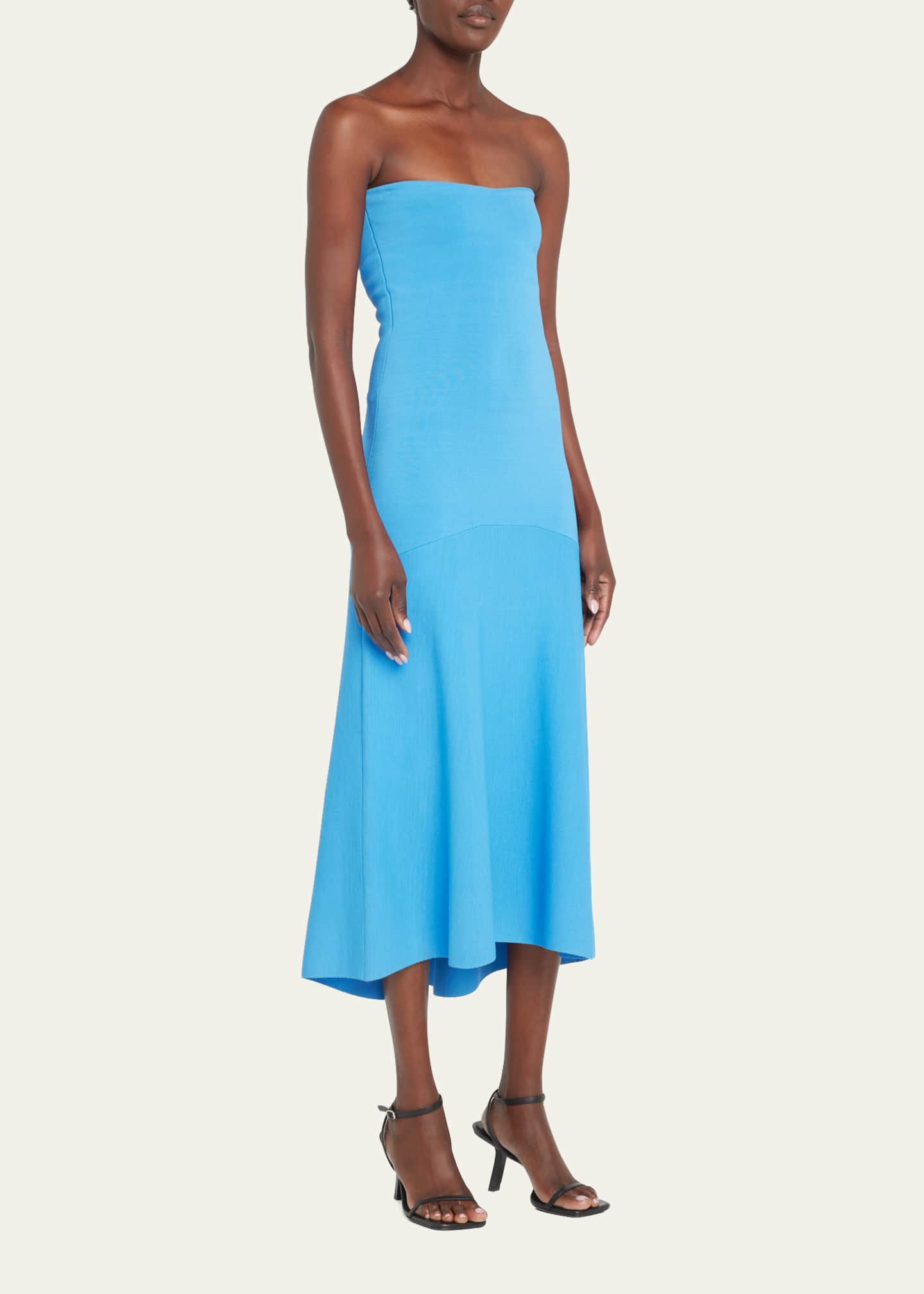 A.L.C. Dean Strapless Fit And Flare Midi Dress Bergdorf Goodman