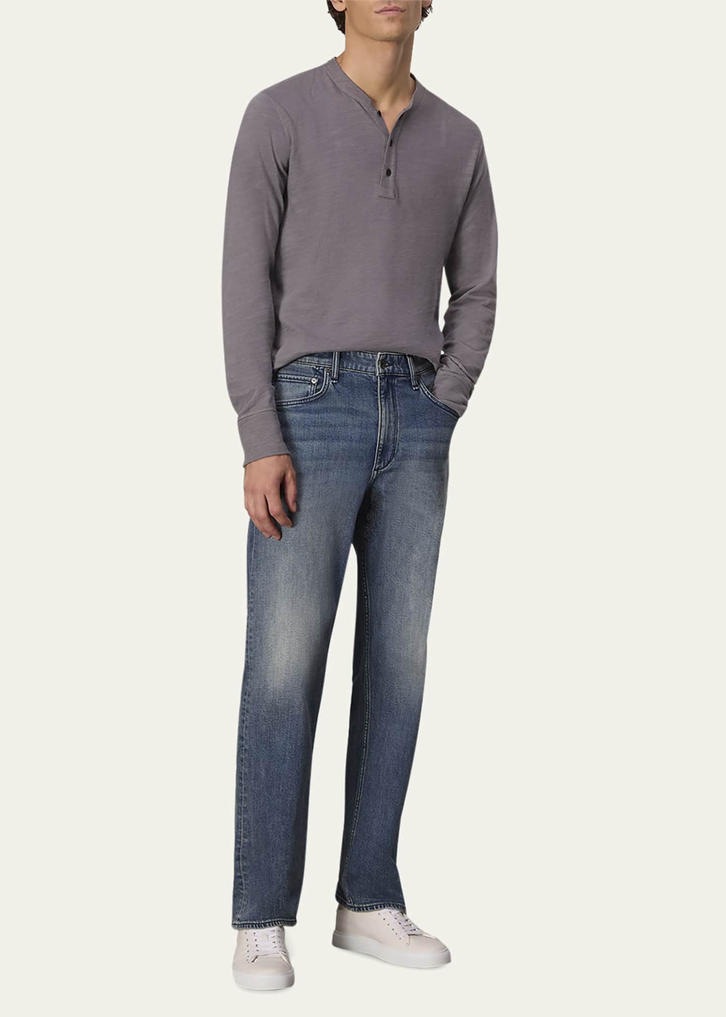 Rag & Bone Men's Classic Flame Henley Shirt Image 2 of 4