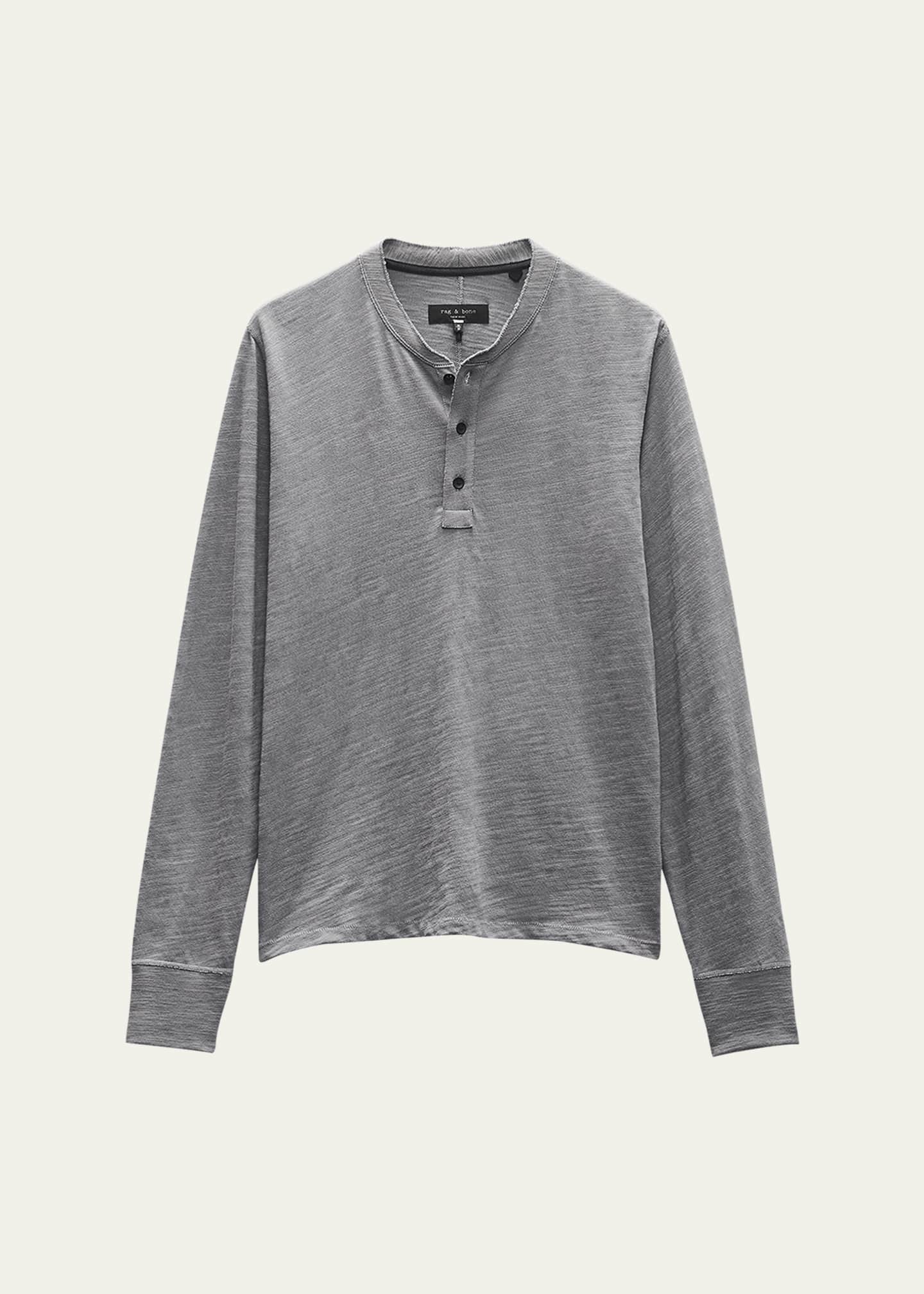 Rag & Bone Men's Classic Flame Henley Shirt Image 1 of 4