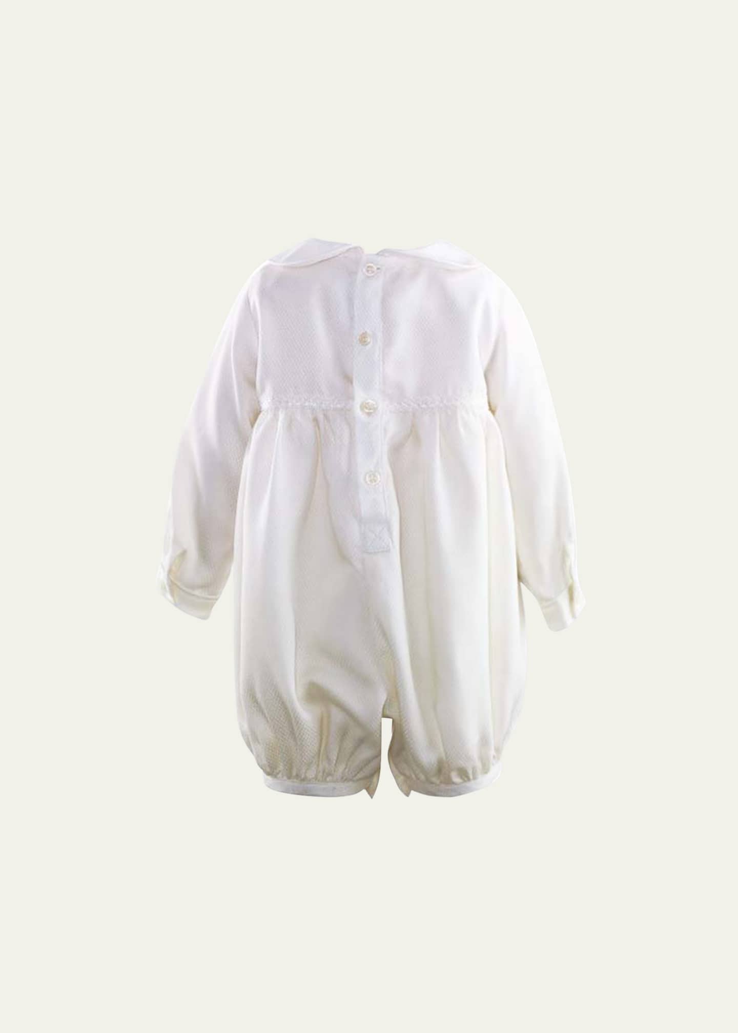 Rachel Riley Girl's Long-Sleeve Cotton Babysuit, Size 3M-12M Image 2 of 2