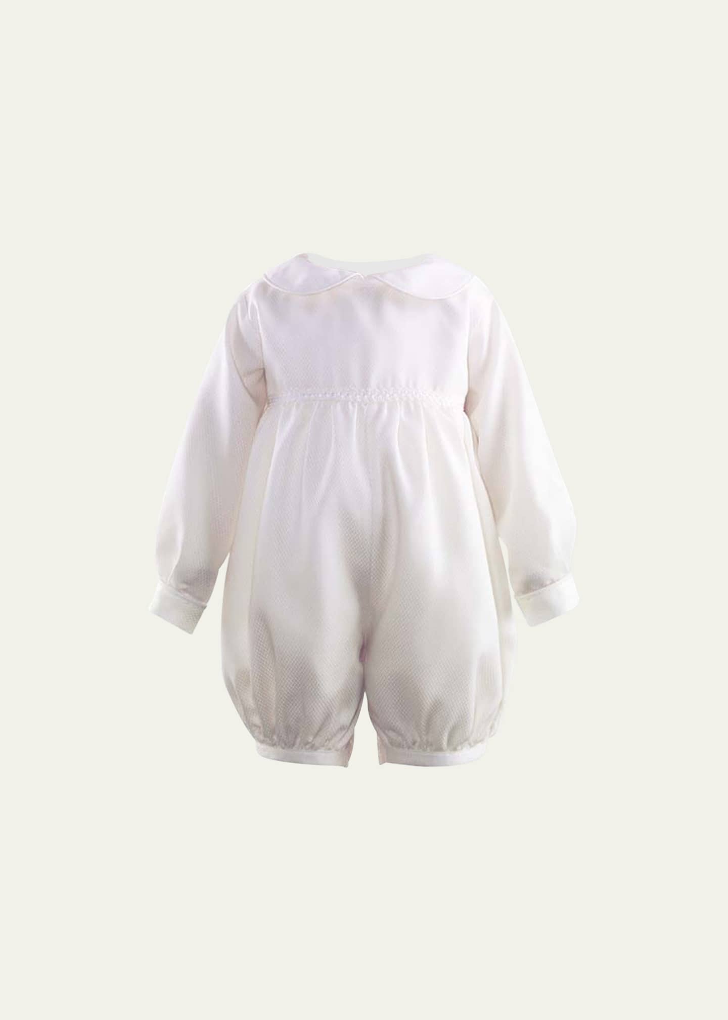 Rachel Riley Girl's Long-Sleeve Cotton Babysuit, Size 3M-12M Image 1 of 2