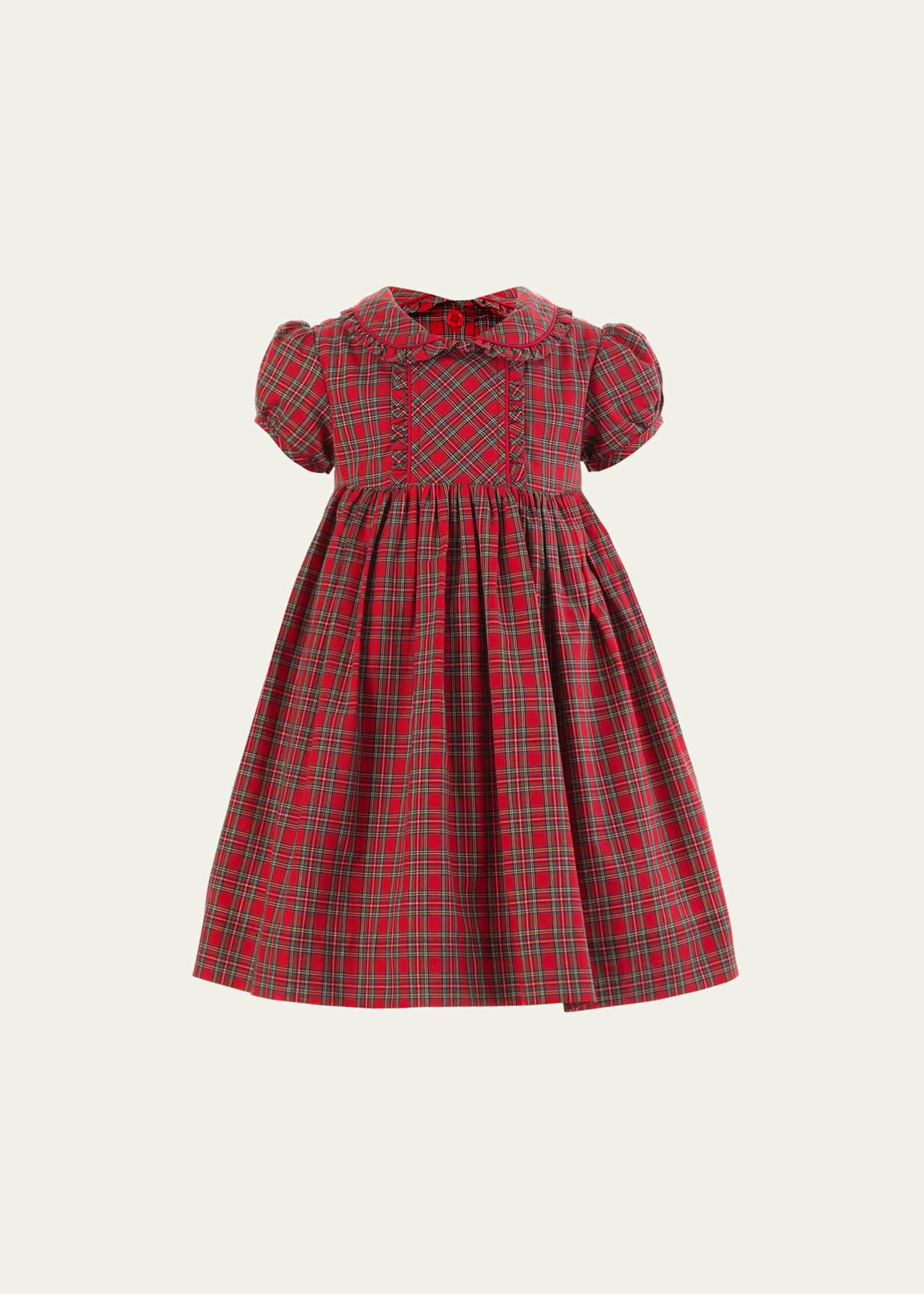 Tartan shop print dress