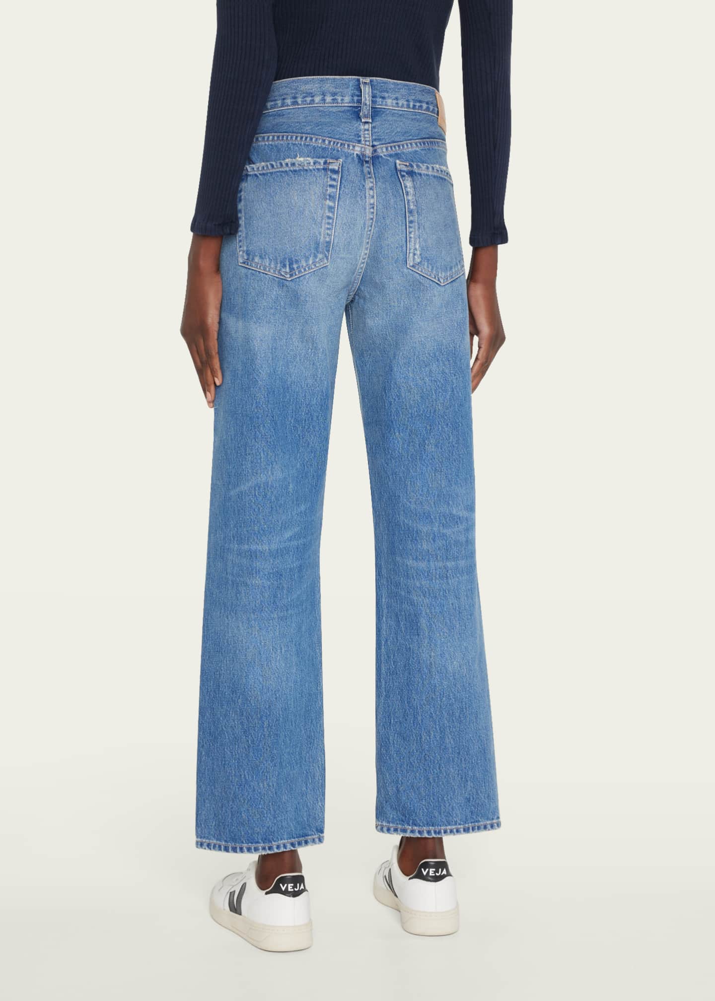 Citizens of Humanity Neve Low-Rise Cropped Straight Jeans - Bergdorf ...