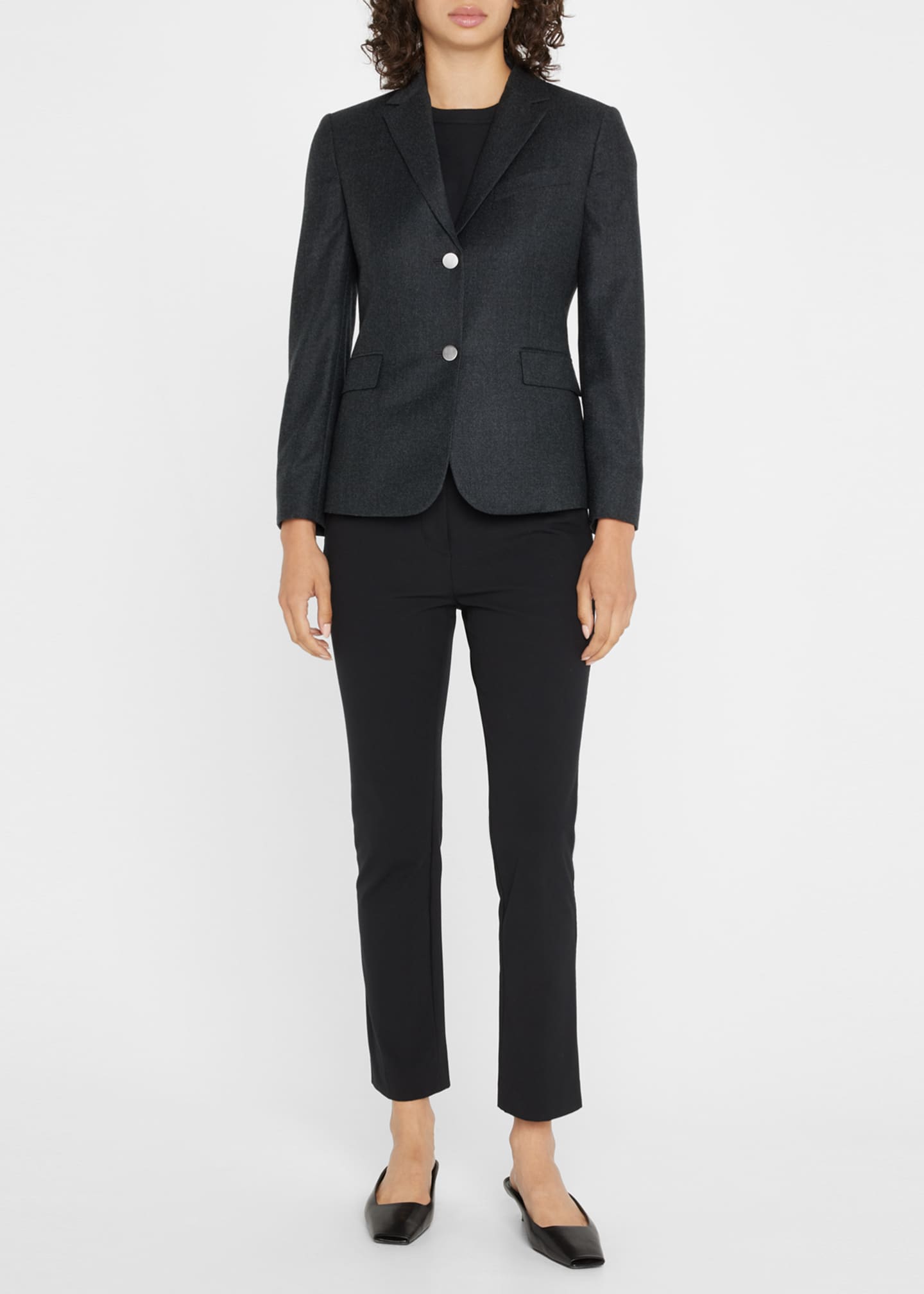Theory Shrunken Virgin Wool Jacket Bergdorf Goodman