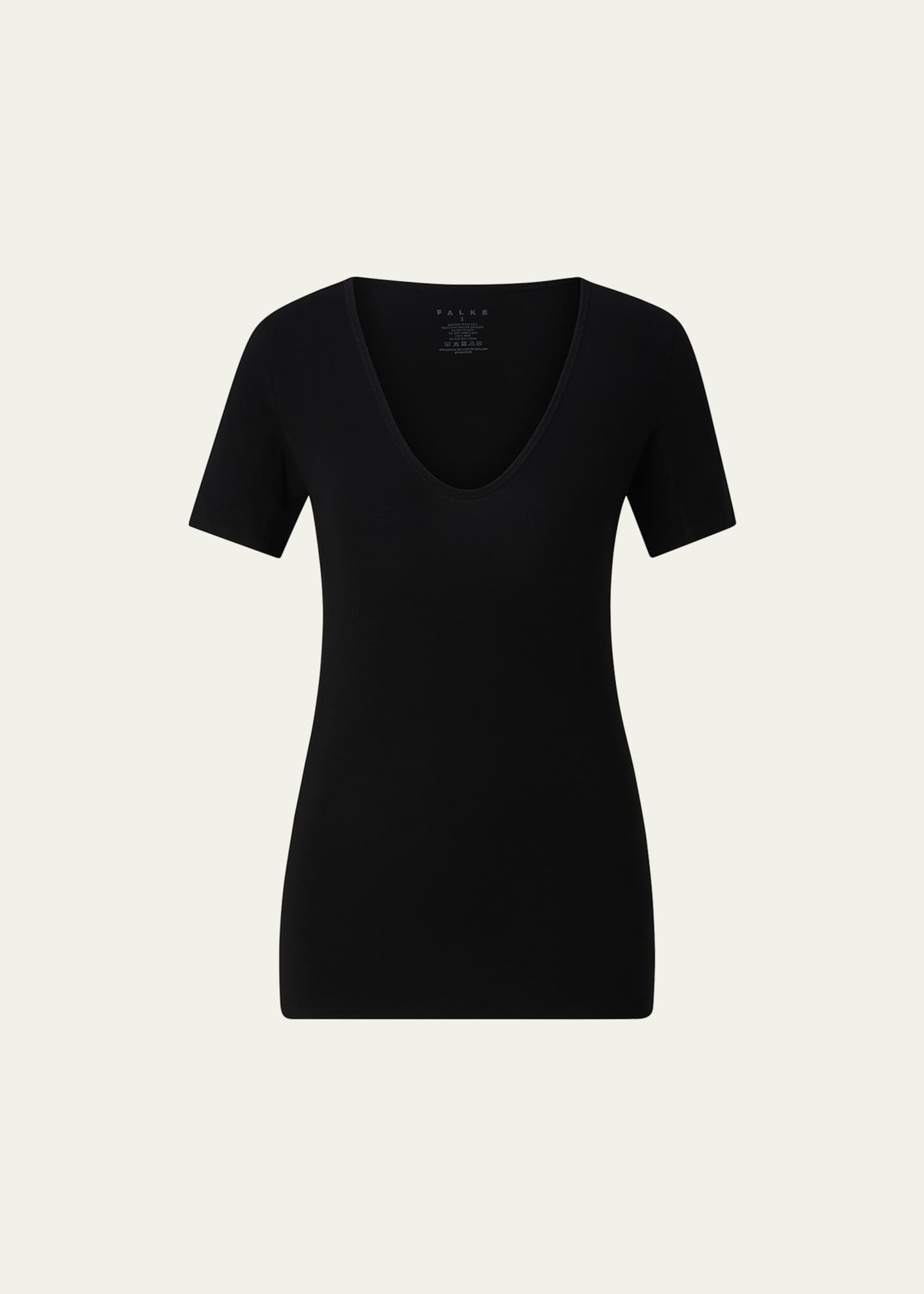 Black Short Sleeve Thermal T-Shirt