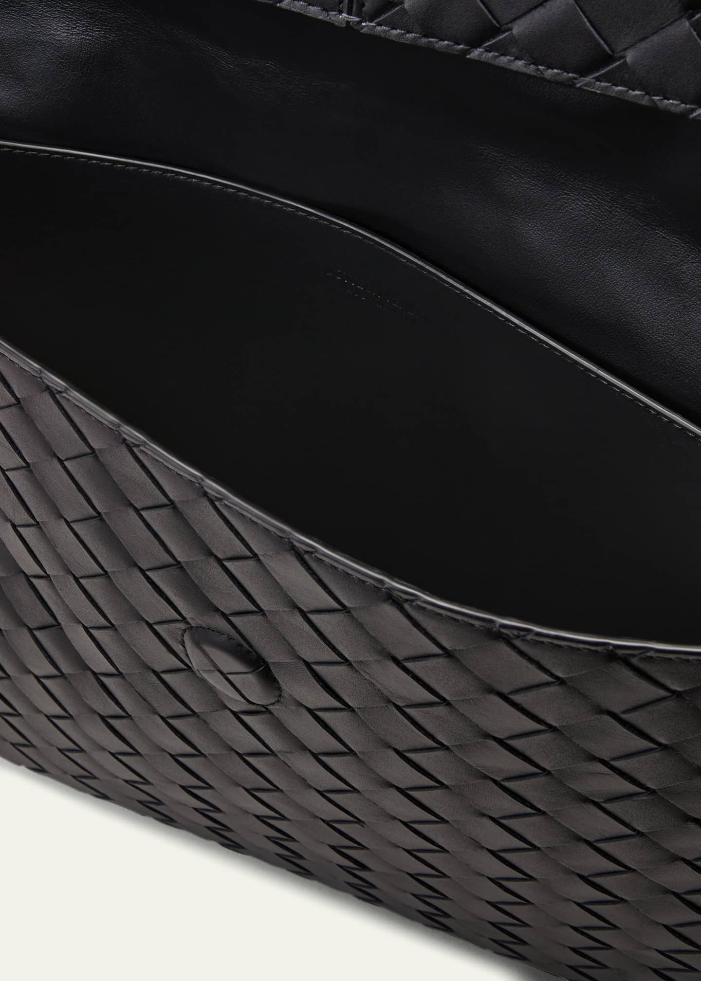 Bottega Veneta - Intrecciato Leather Pouch - Mens - Black