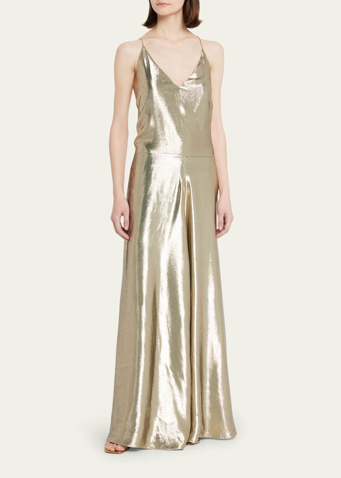 Shiny 2025 maxi dress