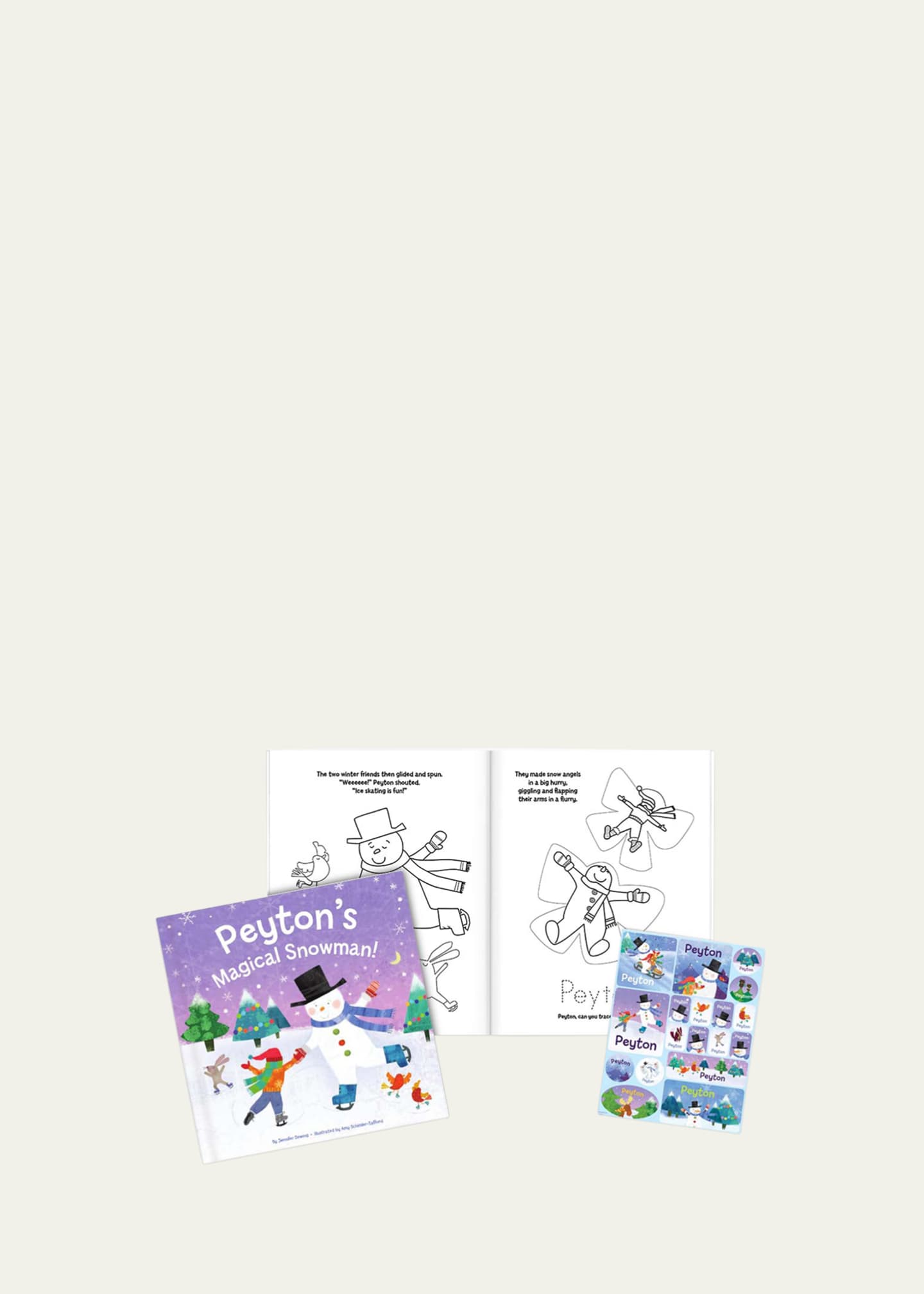 I See Me! My Magical Snowman Personalized Book, Coloring Book And Sticker Gift Set Image 2 of 2