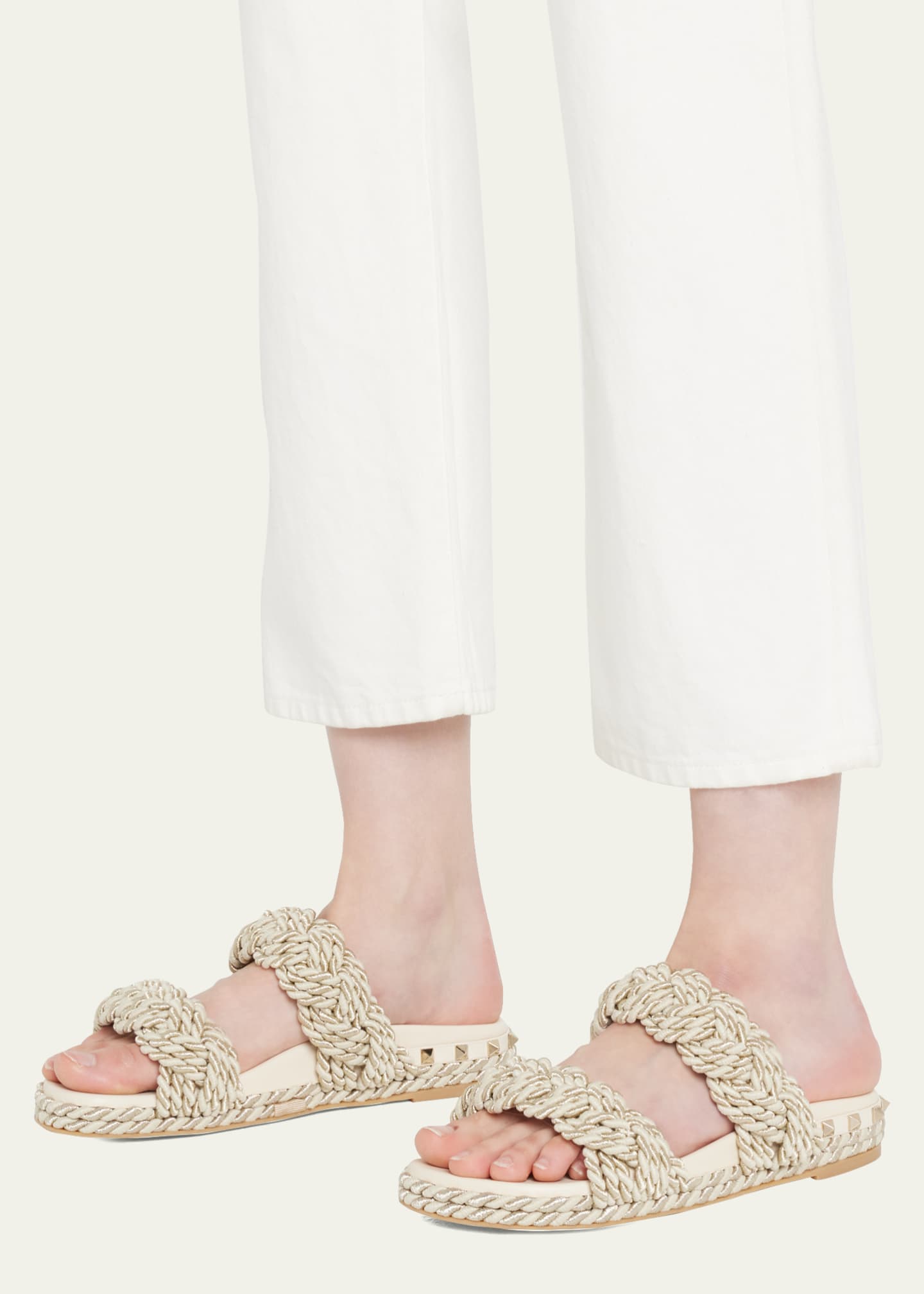Espadrilles slide sandals cheap