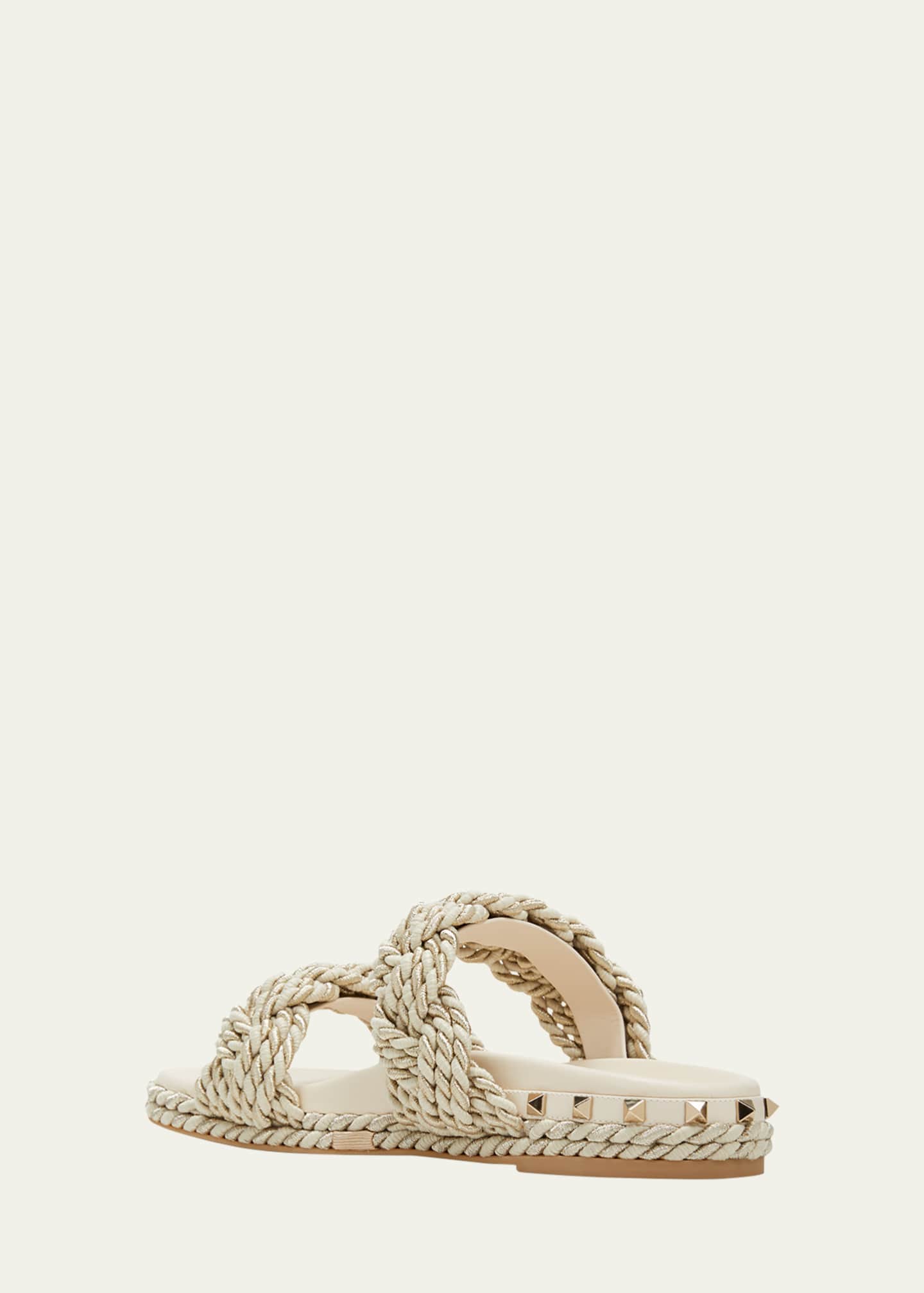 Valentino braided sandals sales
