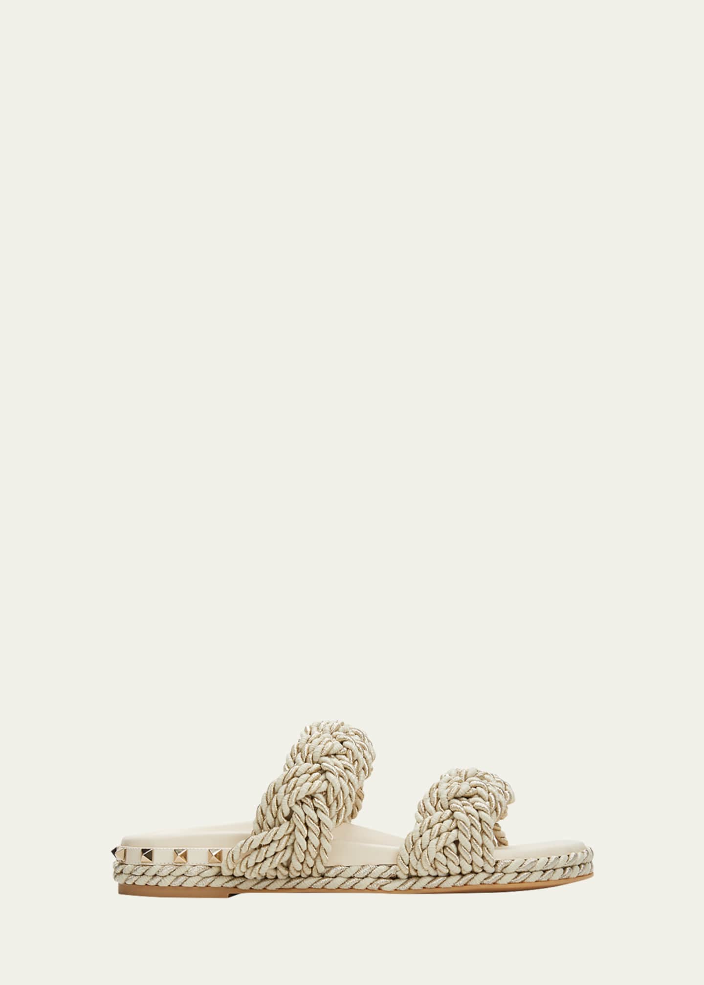 Valentino cheap braided sandals