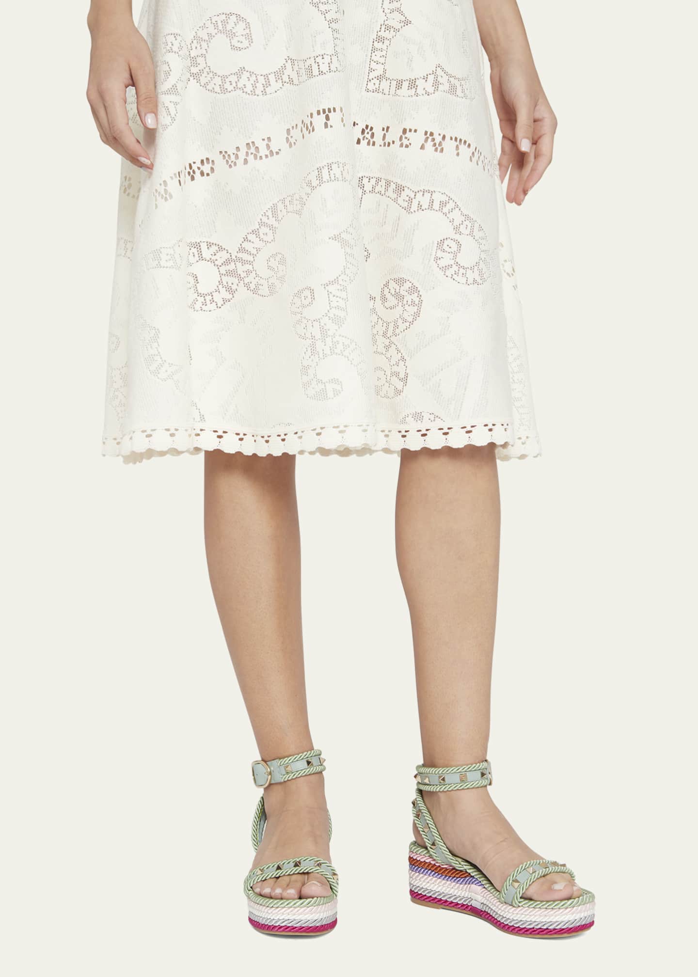 Valentino the rope sandals store
